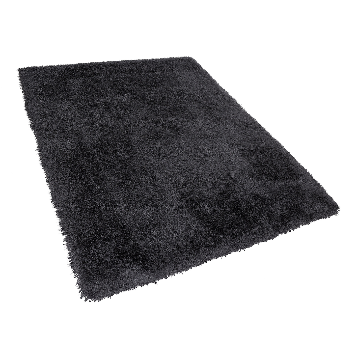 Teppich schwarz 140 x 200 cm Shaggy CIDE