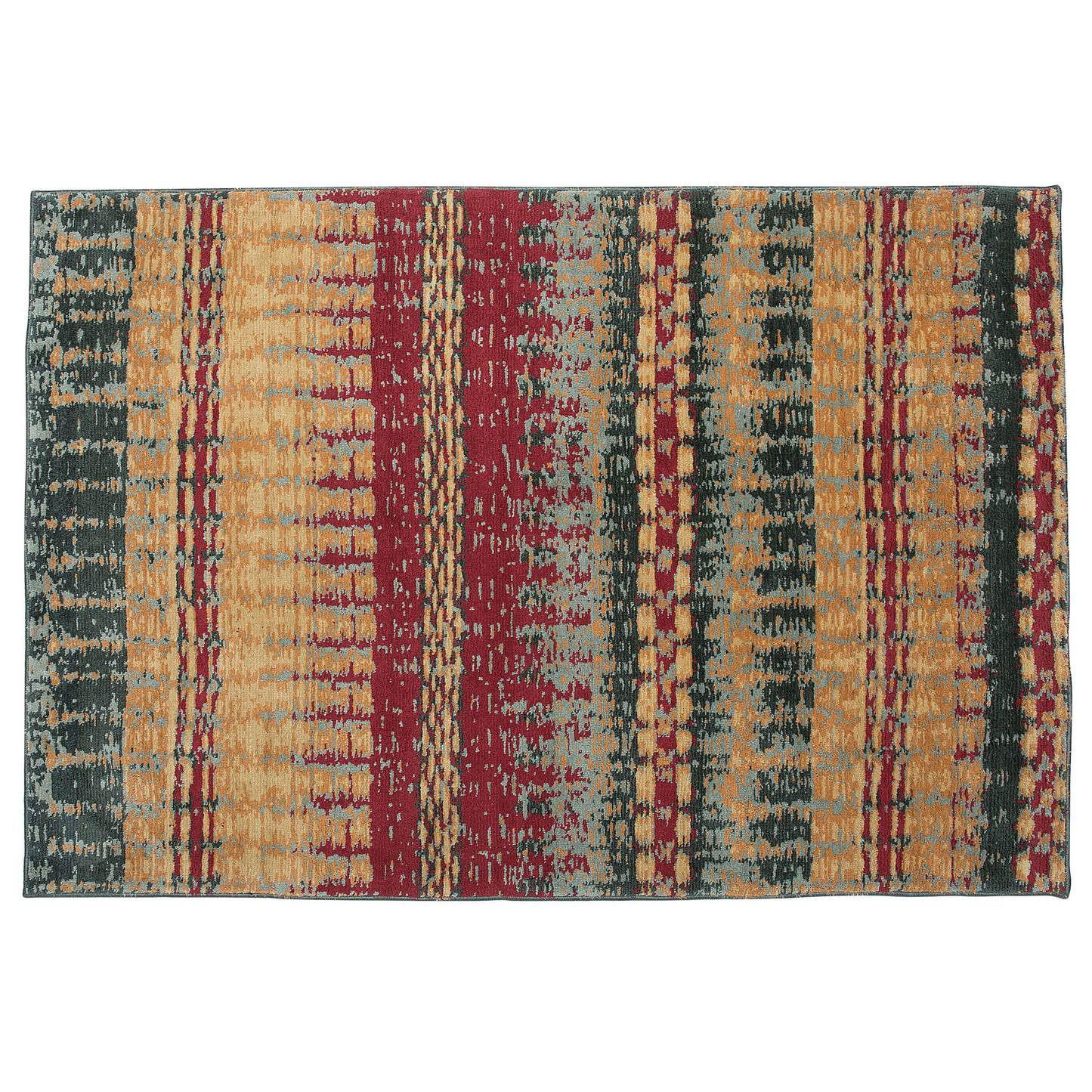 Teppich bunt 140 x 200 cm Kurzflor MARMARIS