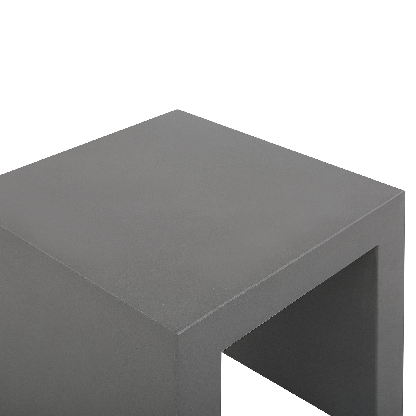 Gartenmöbel Set mit Hockern 4-Sitzer OLBIA/TARANTO Beton Grau