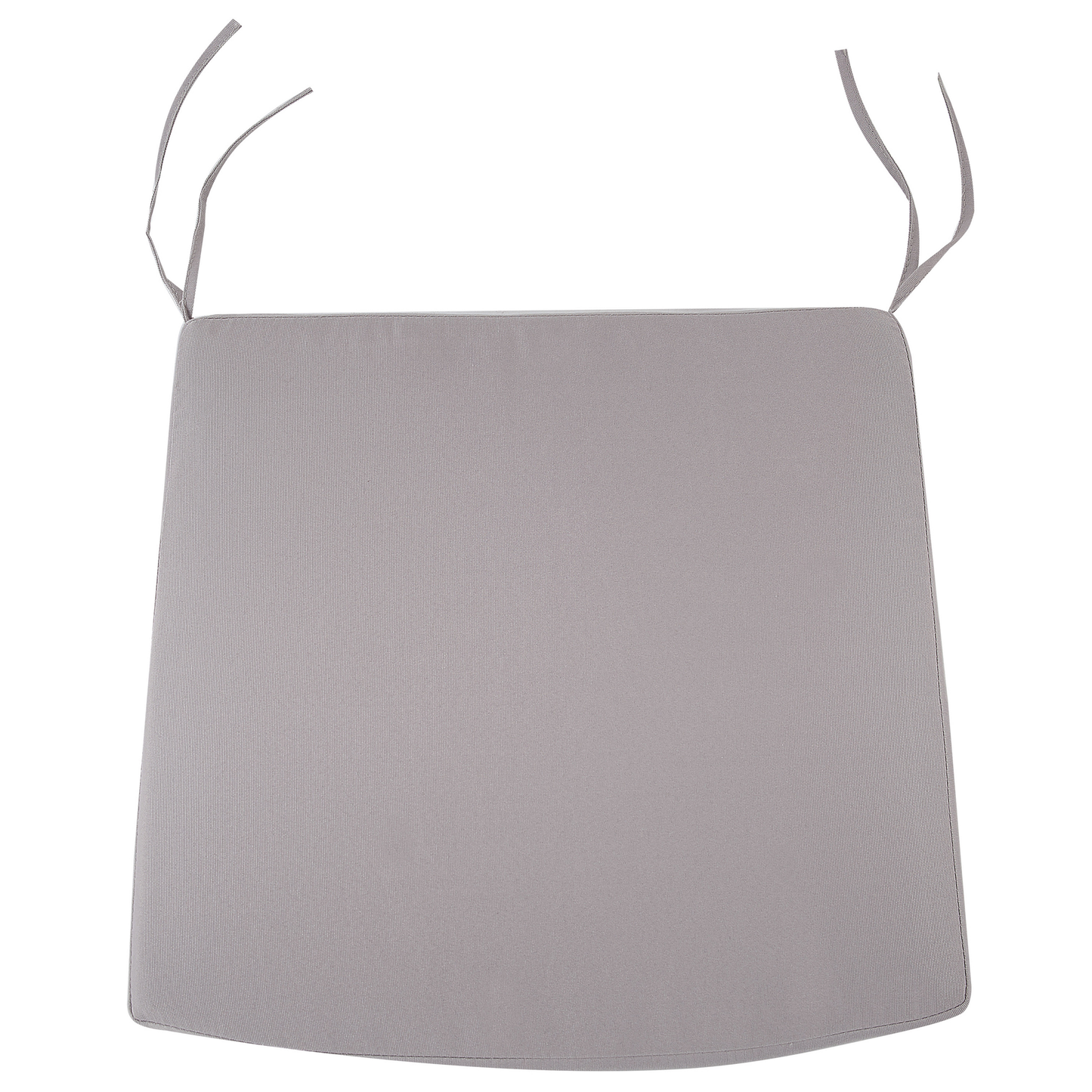Set mit 4 Stühlen und Sitzkissen ANCONA Metall Schwarz