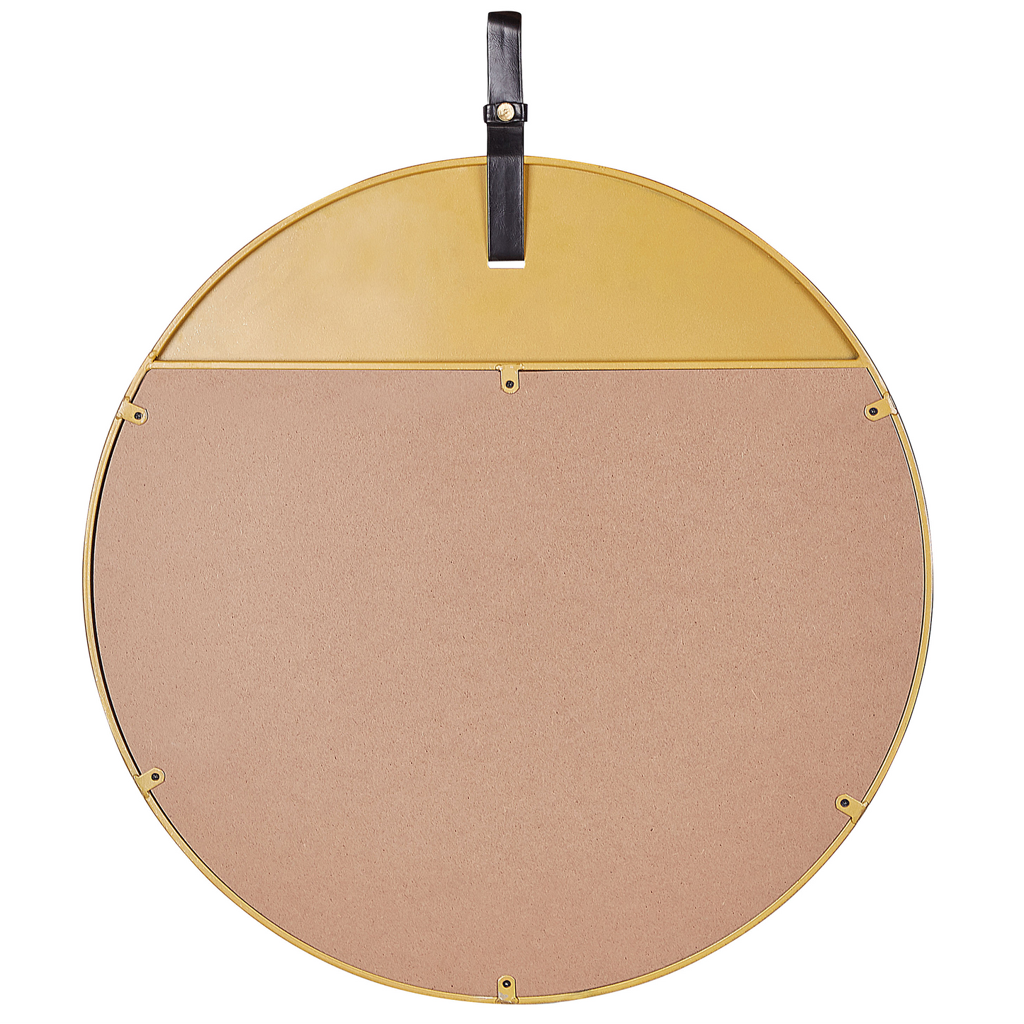 Wandspiegel GURS 60 cm 60 cm Metall Gold