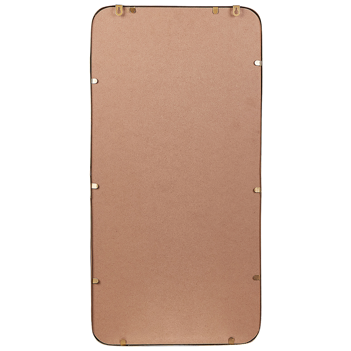 Wandspiegel MACON 40 cm 80 cm Metall Gold