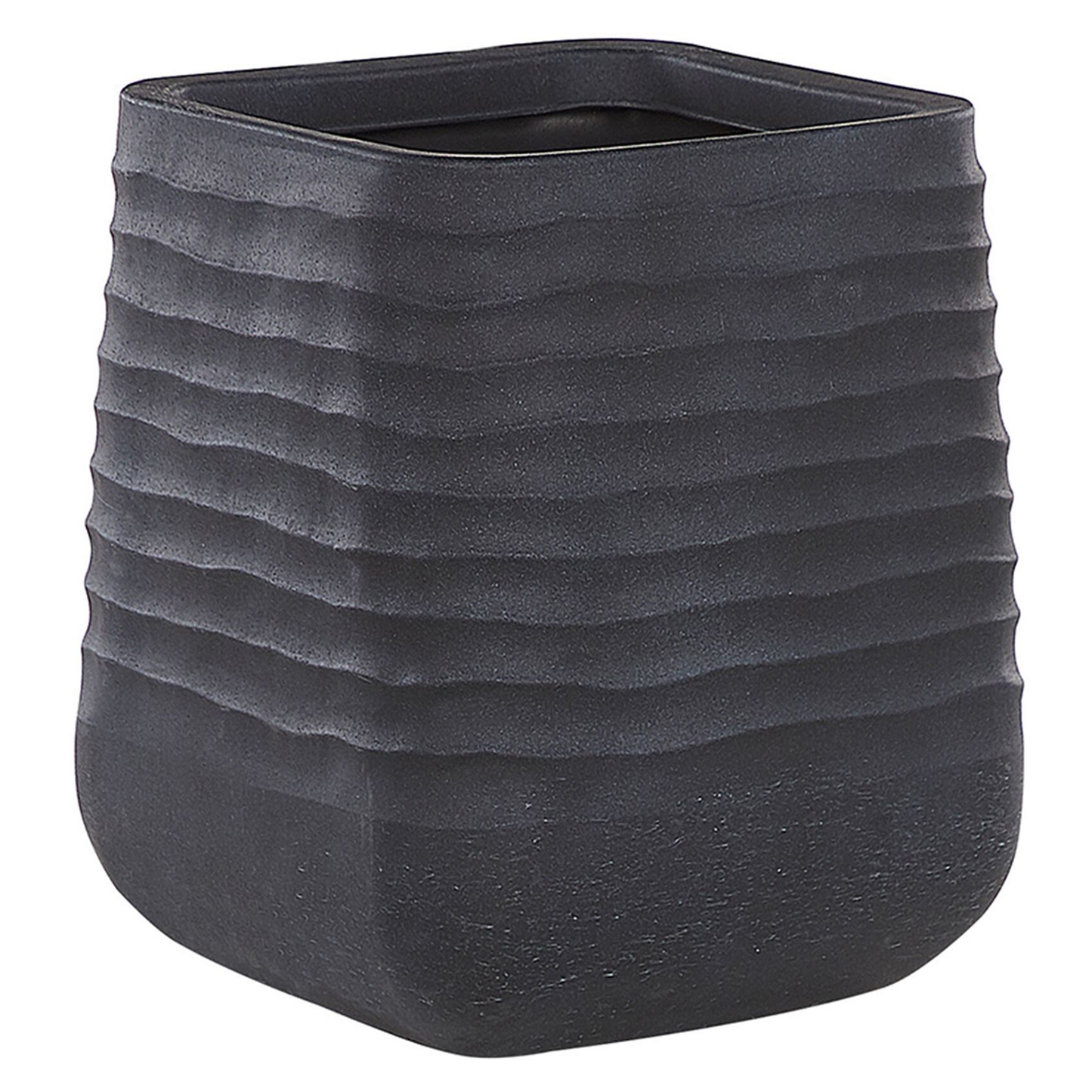 Blumenkübel PARIKIA Kunststoff 38 cm Schwarz