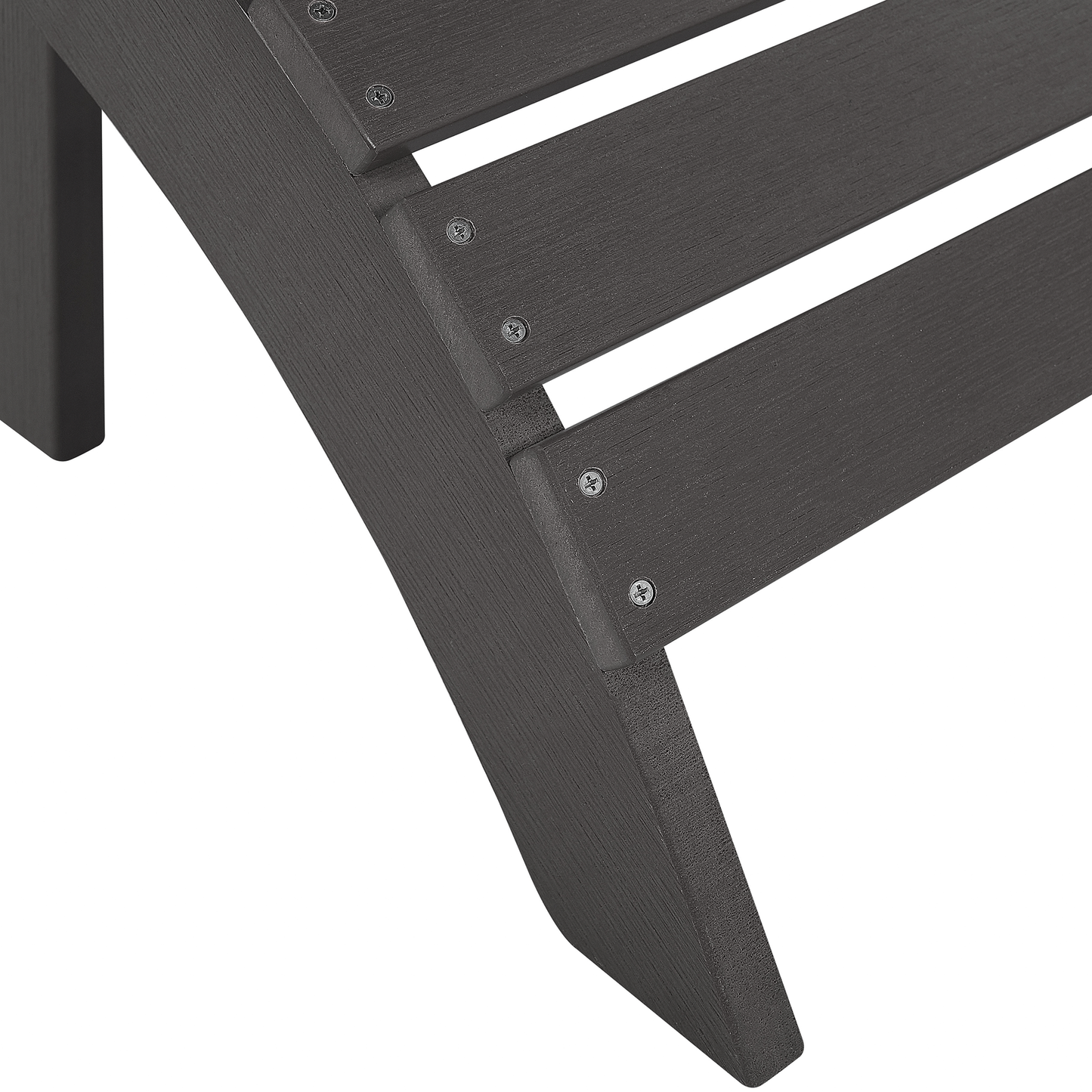 Garden Fusshocker ADIRONDACK Dunkelgrau