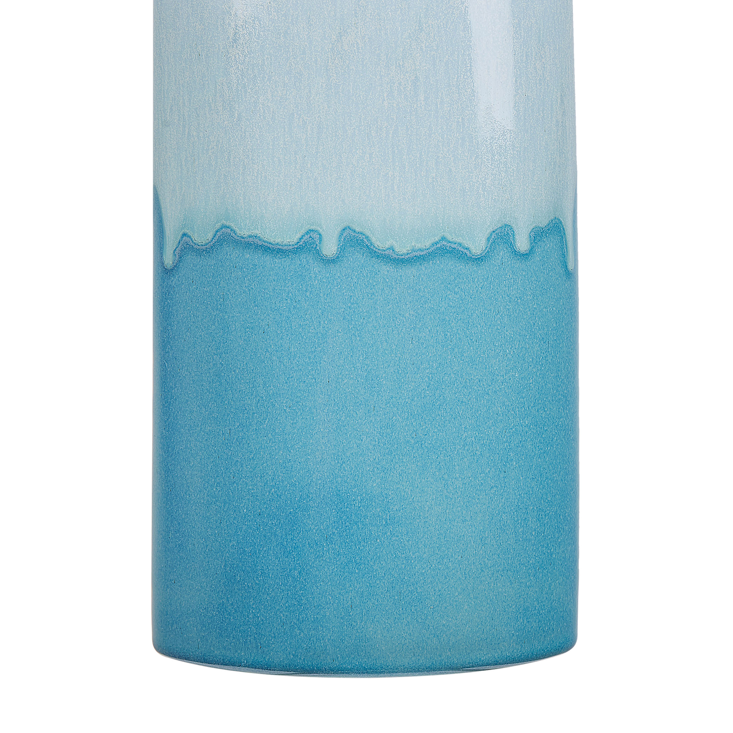 Blumenvase CALLIPOLIS Steinzeug 35 cm Blau