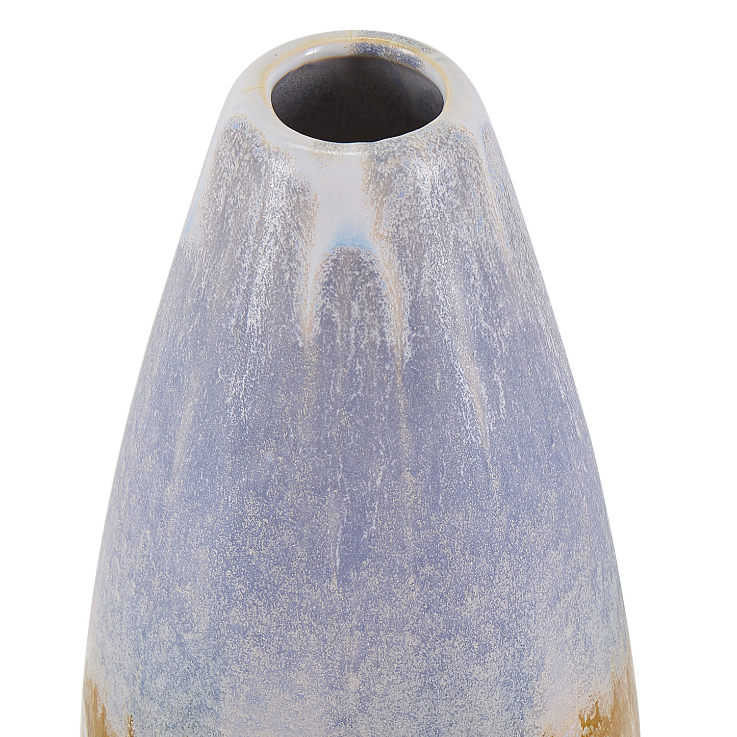 Steinzeug Blumenvase 34 Bunt Gold BRAURON