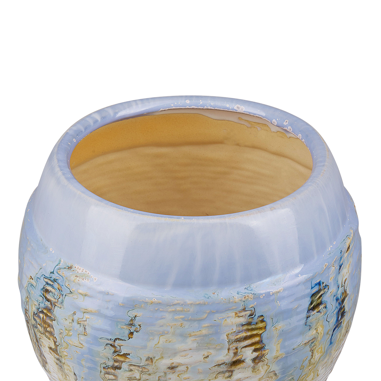 Blumenvase BERGE Steinzeug 19 cm Bunt