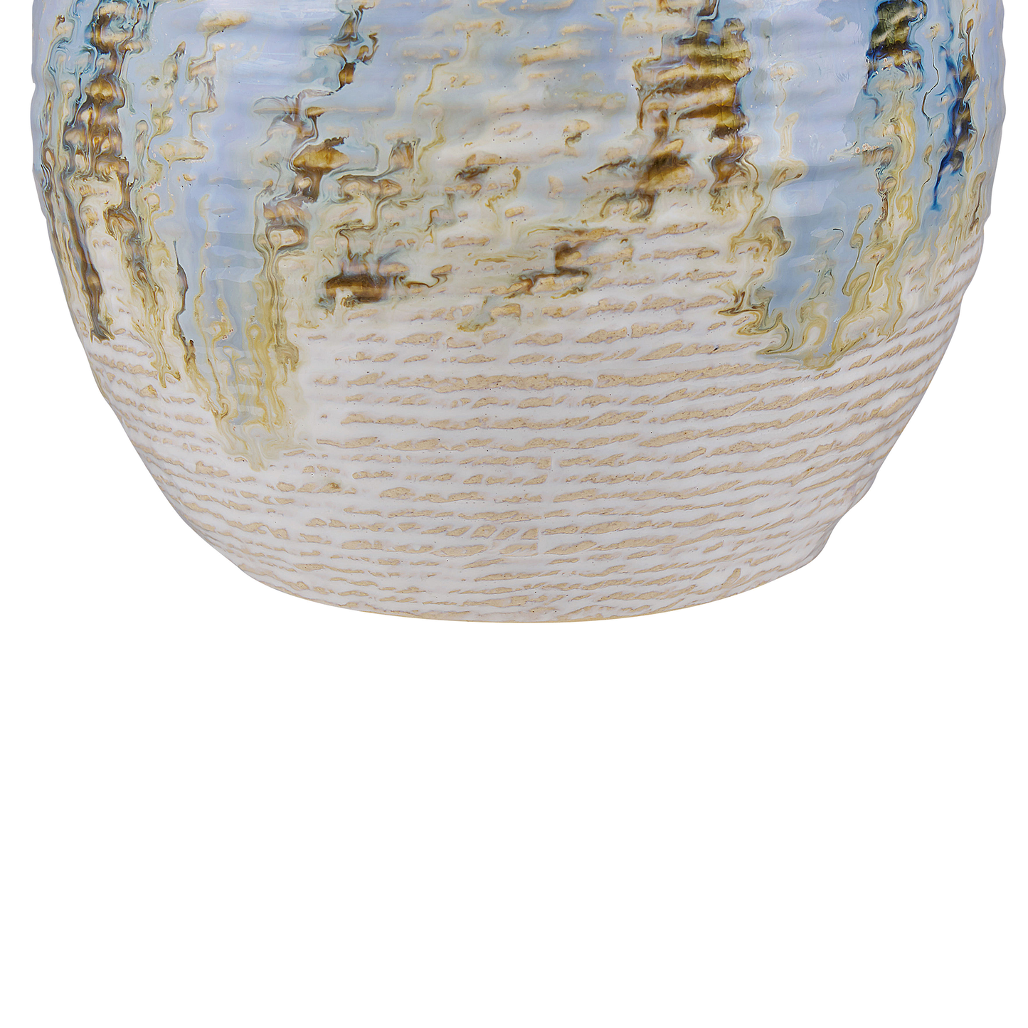 Blumenvase BERGE Steinzeug 19 cm Bunt