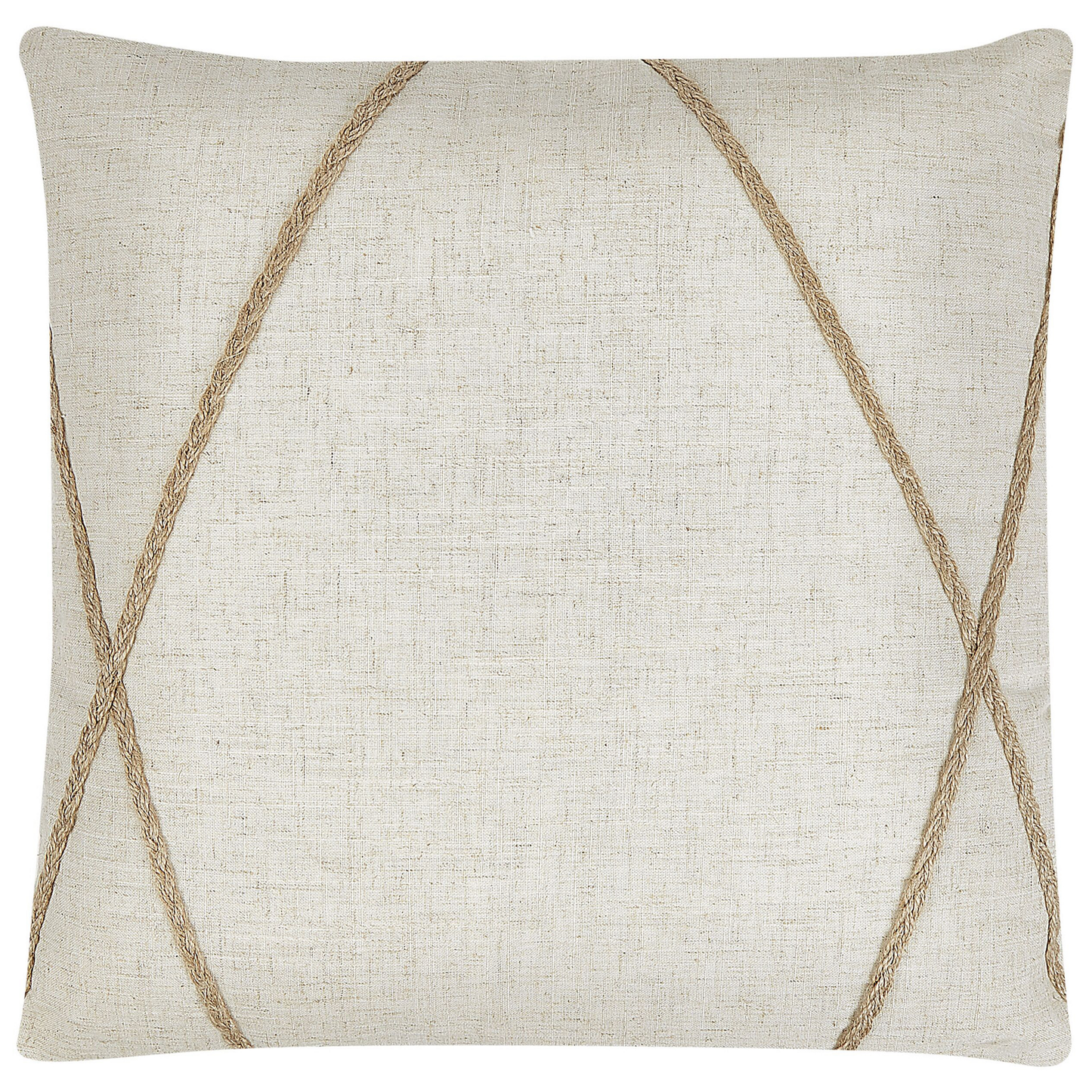 Dekokissen 2er Set LICUALA 45 x 45 cm Beige Geometrisches Muster