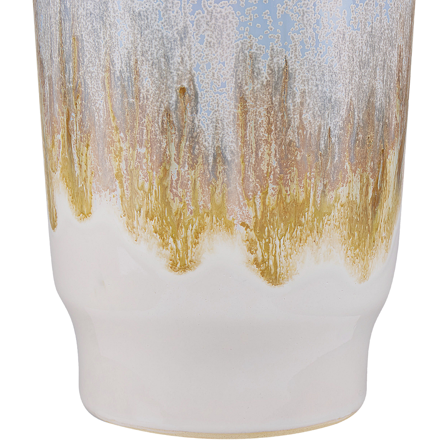 Blumenvase GERRHA Steinzeug 25 cm Hellblau