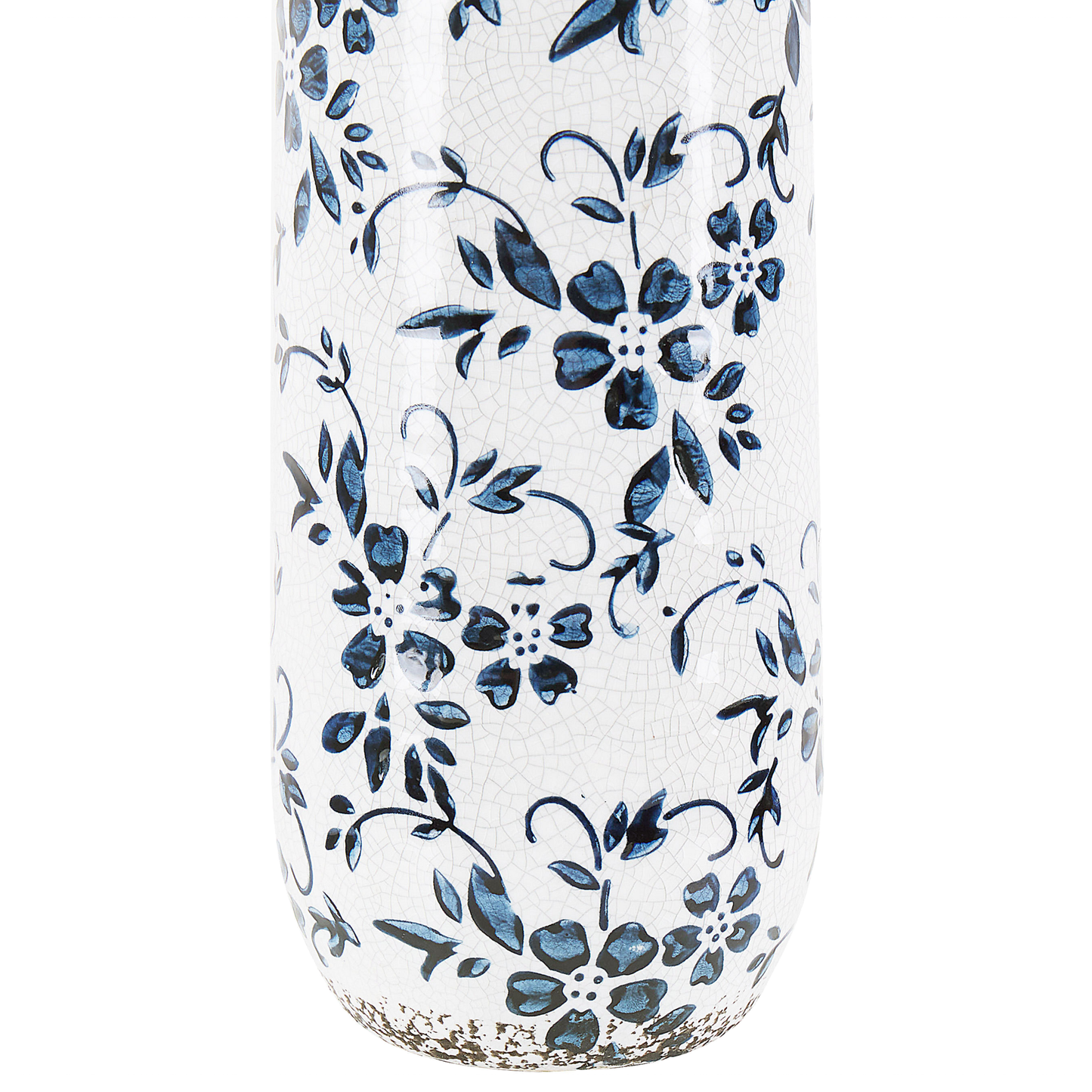 Blumenvase MULAI Steinzeug 35 cm Weiss