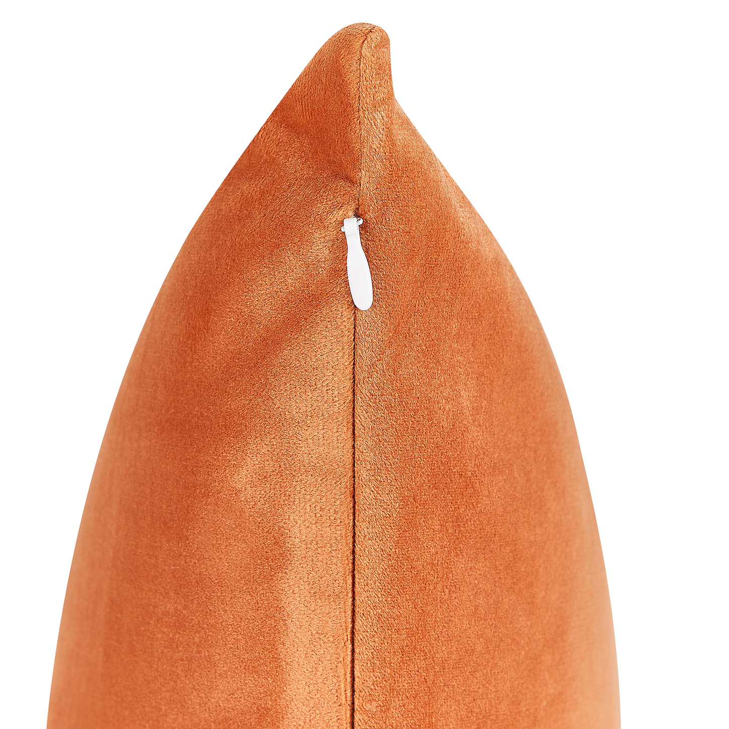Dekokissen 2er Set CEROPEGIA Samtstoff 45 x 45 cm Orange Geometrisches Muster