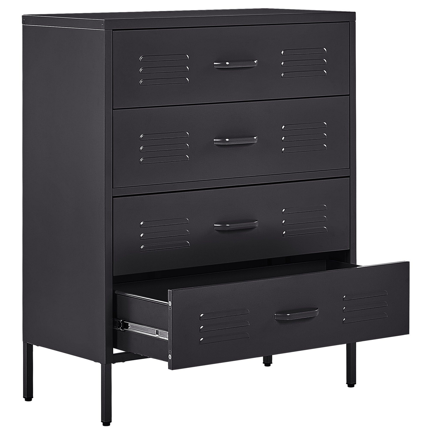 Kommode ENAGO Metall Schwarz