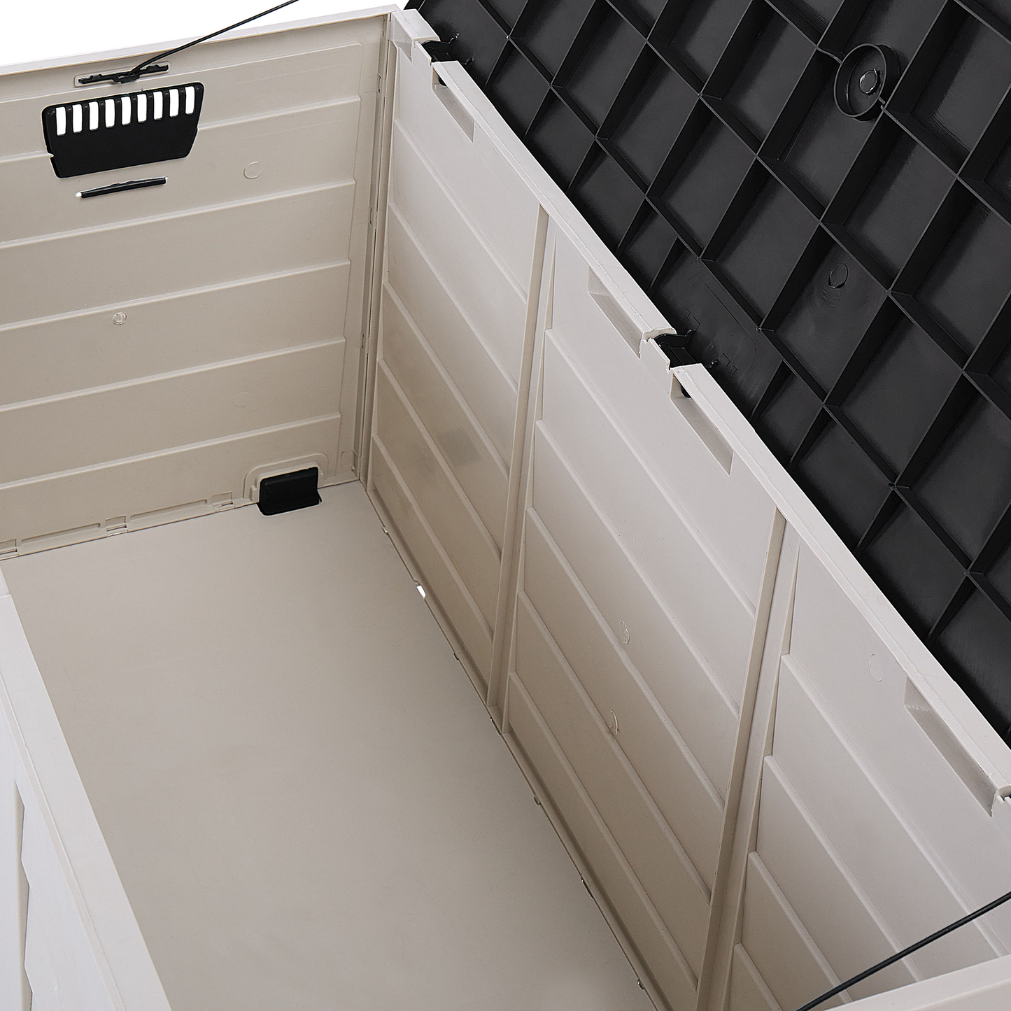 Aufbewahrungsbox LOCARNO 112 cm 50 cm Schwarz