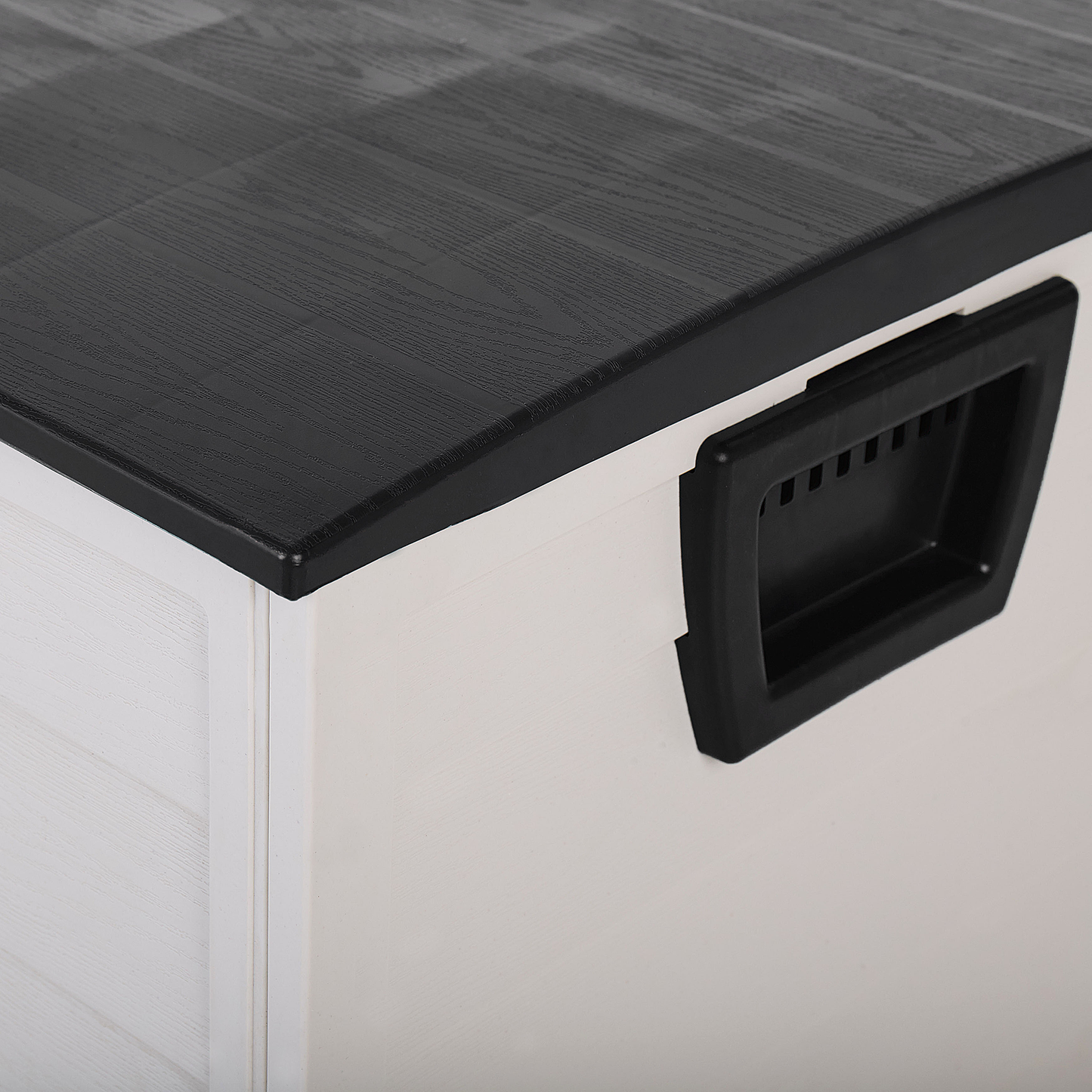 Aufbewahrungsbox LOCARNO 112 cm 50 cm Schwarz