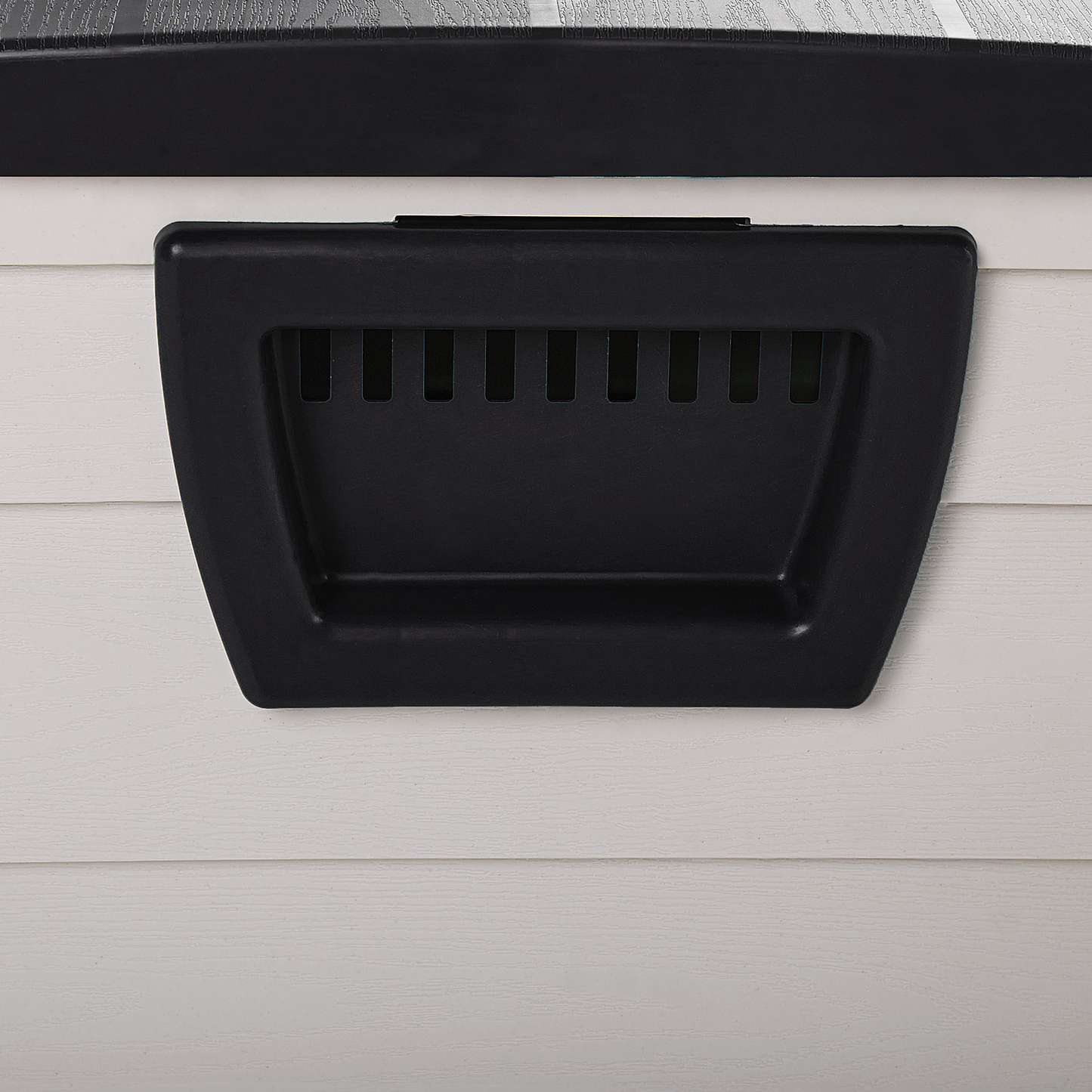 Aufbewahrungsbox LOCARNO 112 cm 50 cm Schwarz