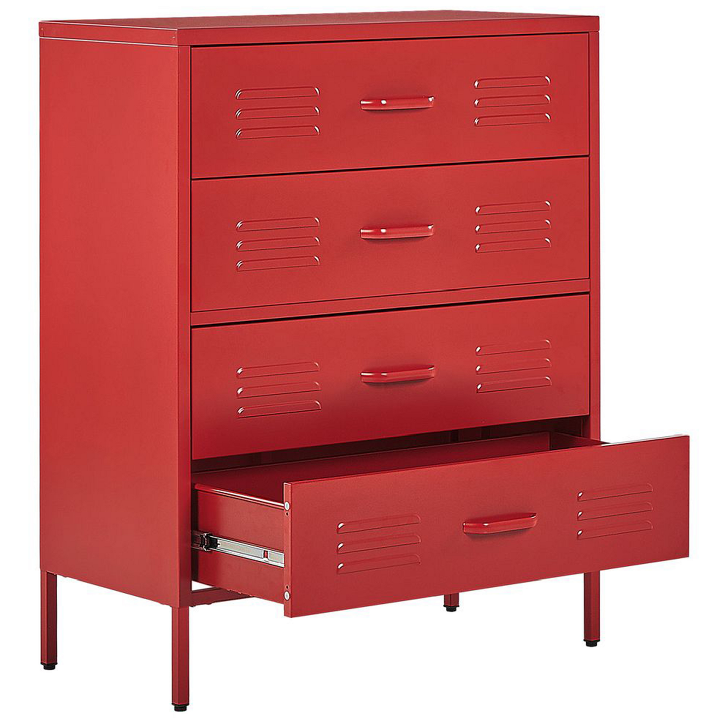 Kommode ENAGO Metall Rot