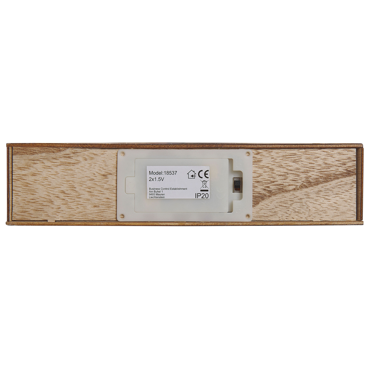 Weihnachtsdeko LED Pappelholz hellbraun Tannenbaum 35 cm JUVA