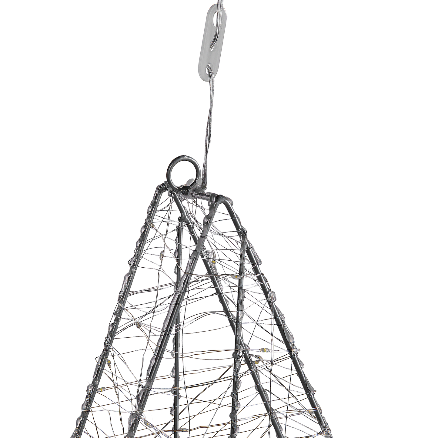 Wandobjekt Stern KURULA Metall 58 cm Silber