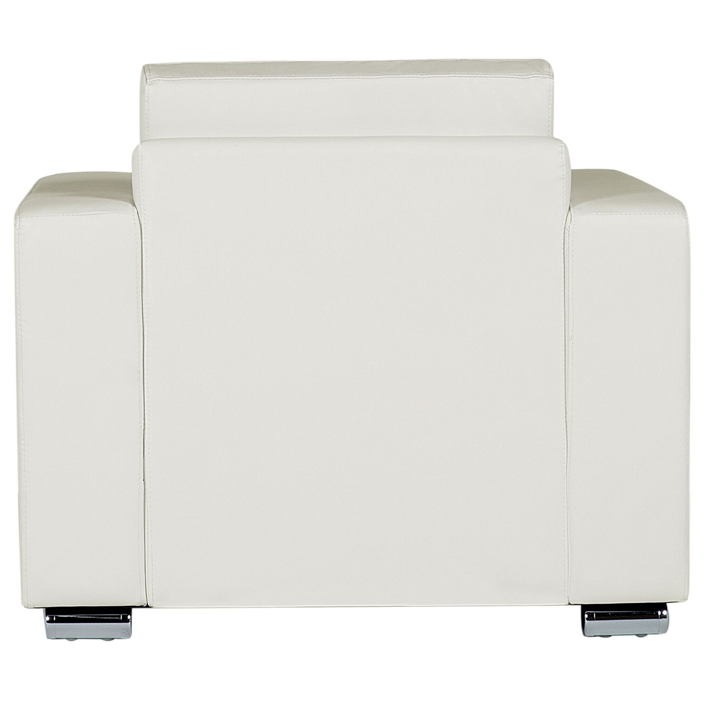 Sessel HELSINKI Echtleder Weiss