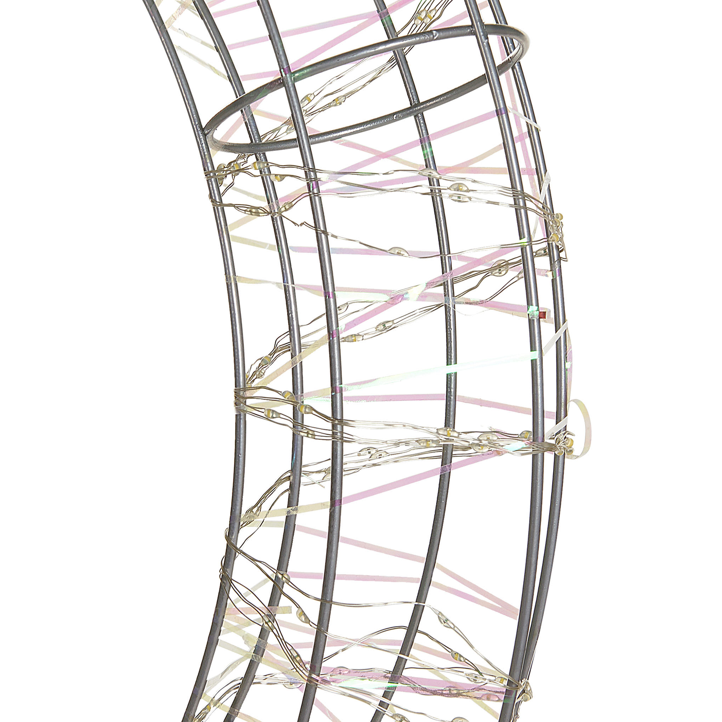 Wandobjekt KOPPELO Metall 55 cm Silber