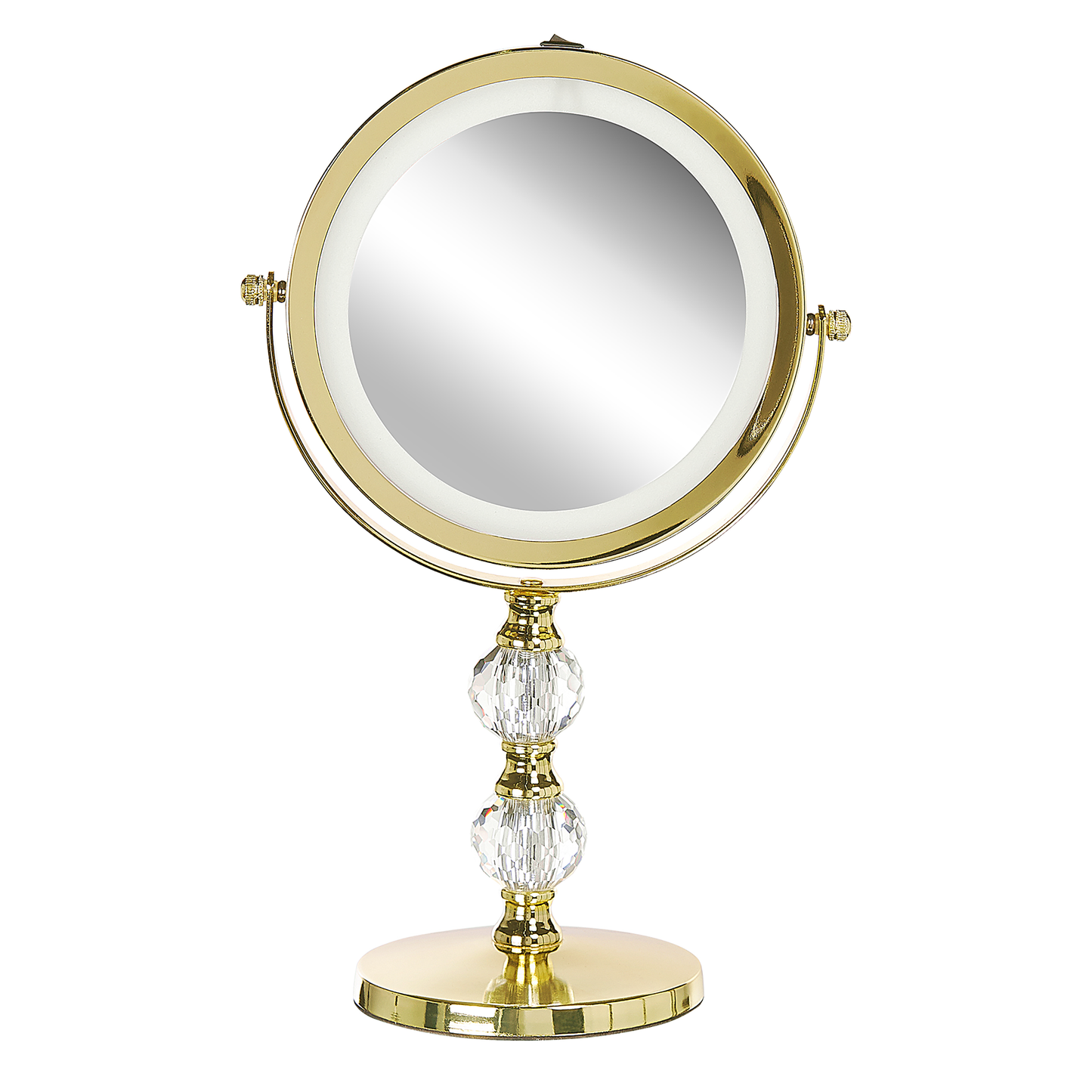 Kosmetikspiegel LED CLAIRA Gold