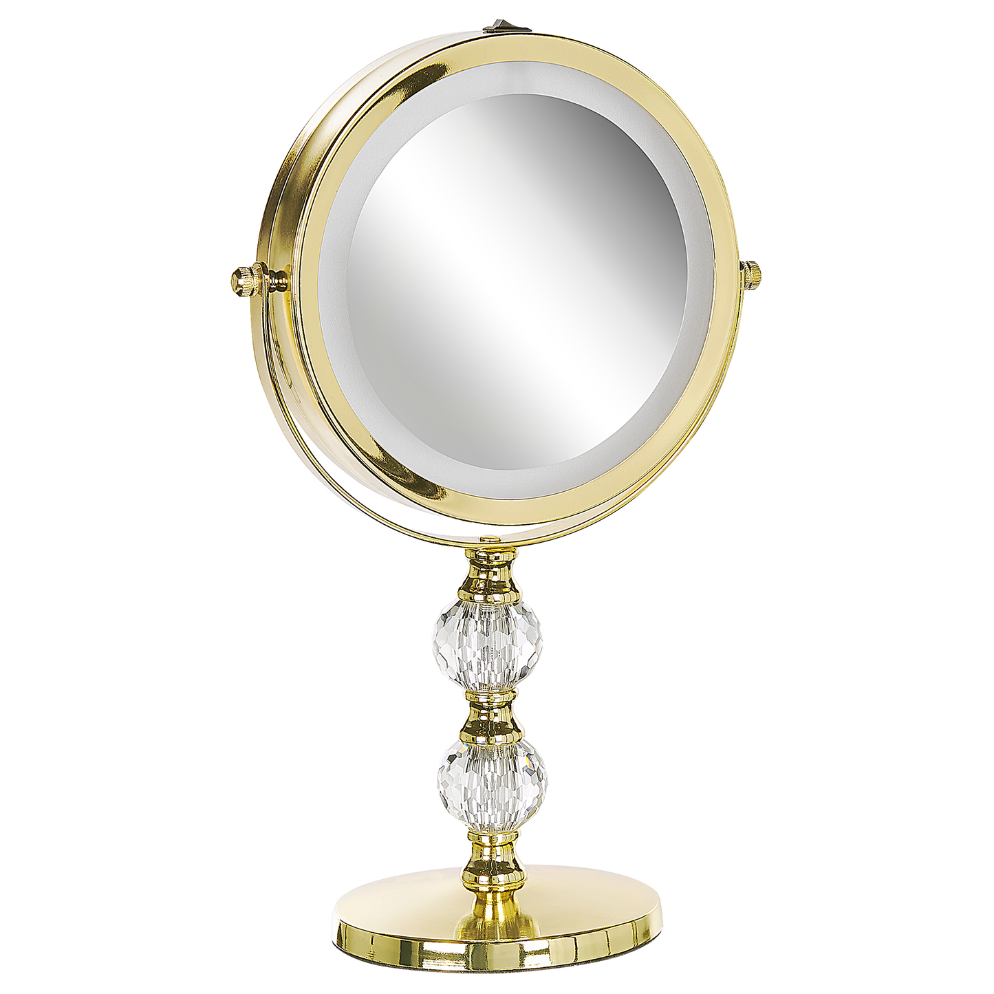 Kosmetikspiegel LED CLAIRA Gold