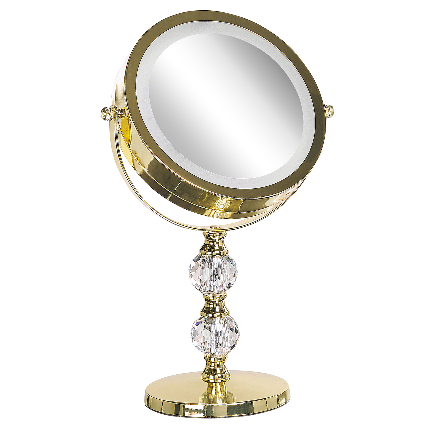 Kosmetikspiegel LED CLAIRA Gold