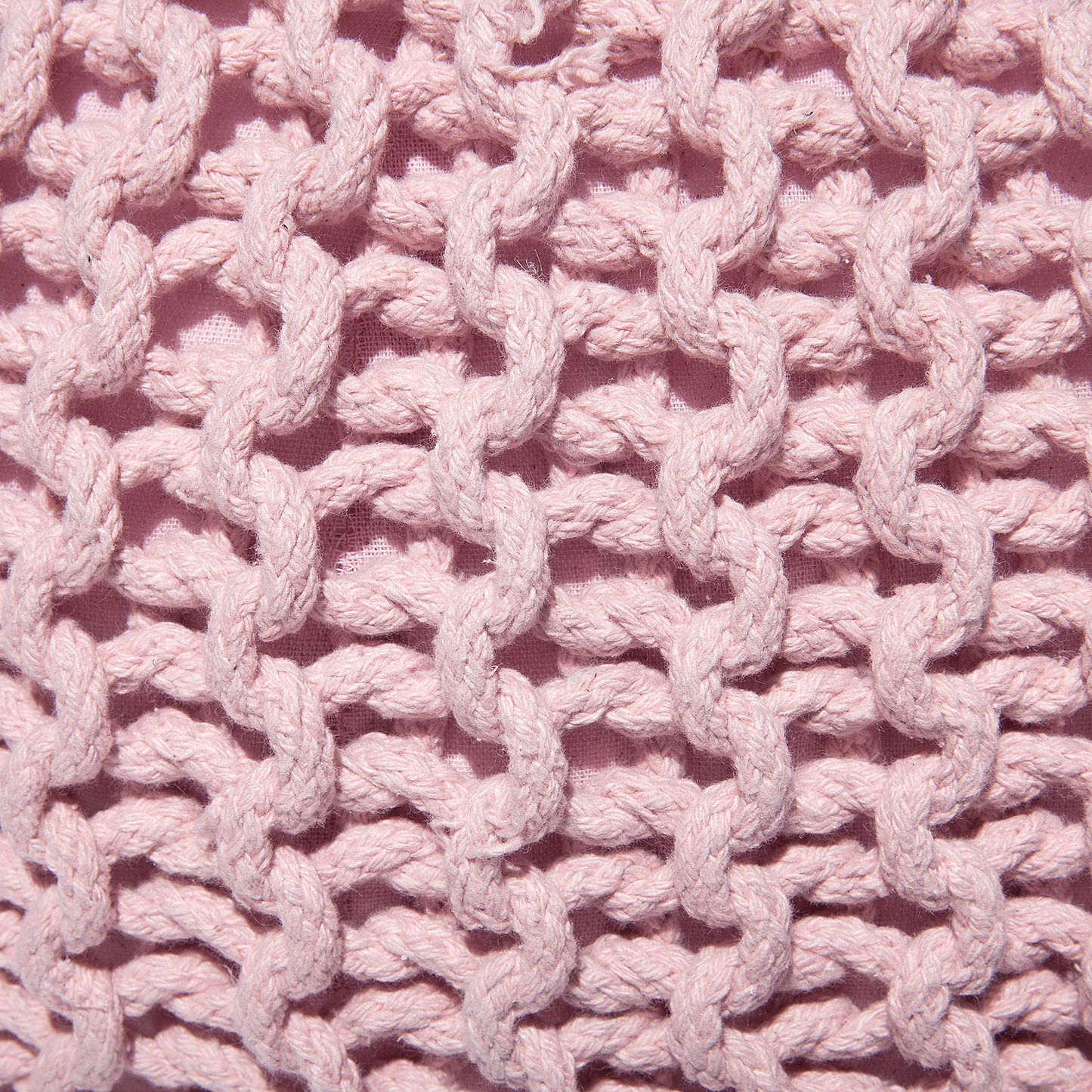 Pouf rosa ⌀ 50 cm CONRAD