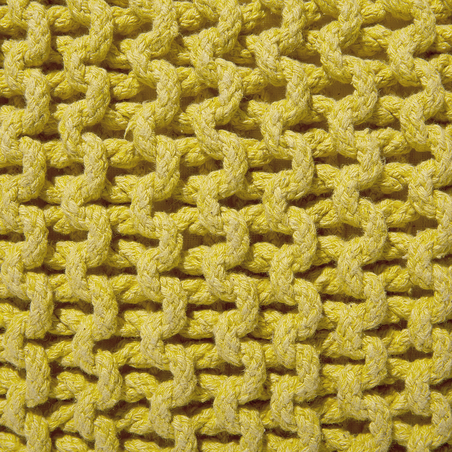 Pouf gelb ⌀ 50 cm CONRAD