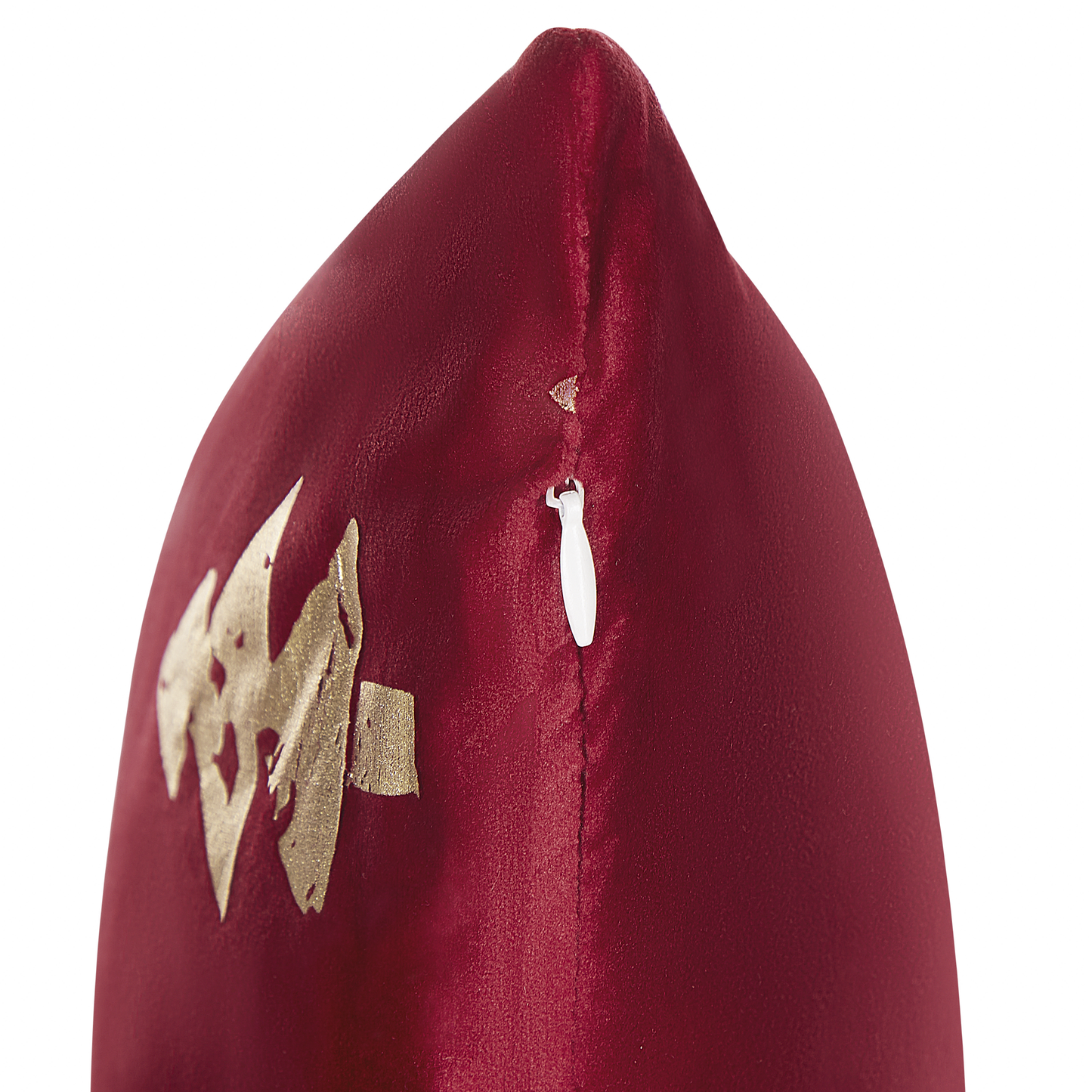 Dekokissen 2er Set CUPID Samtstoff 45 x 45 cm Rot Weihnachtsmotiv