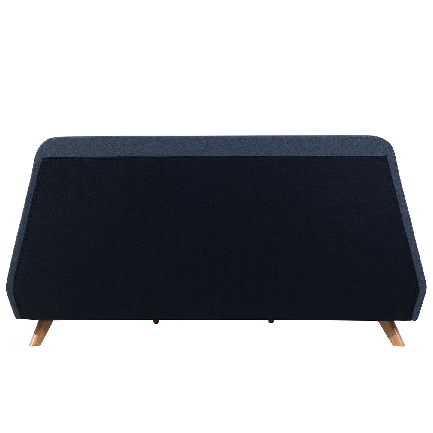 Polsterbett Leinenoptik dunkelblau Lattenrost 180 x 200 cm VIENNE