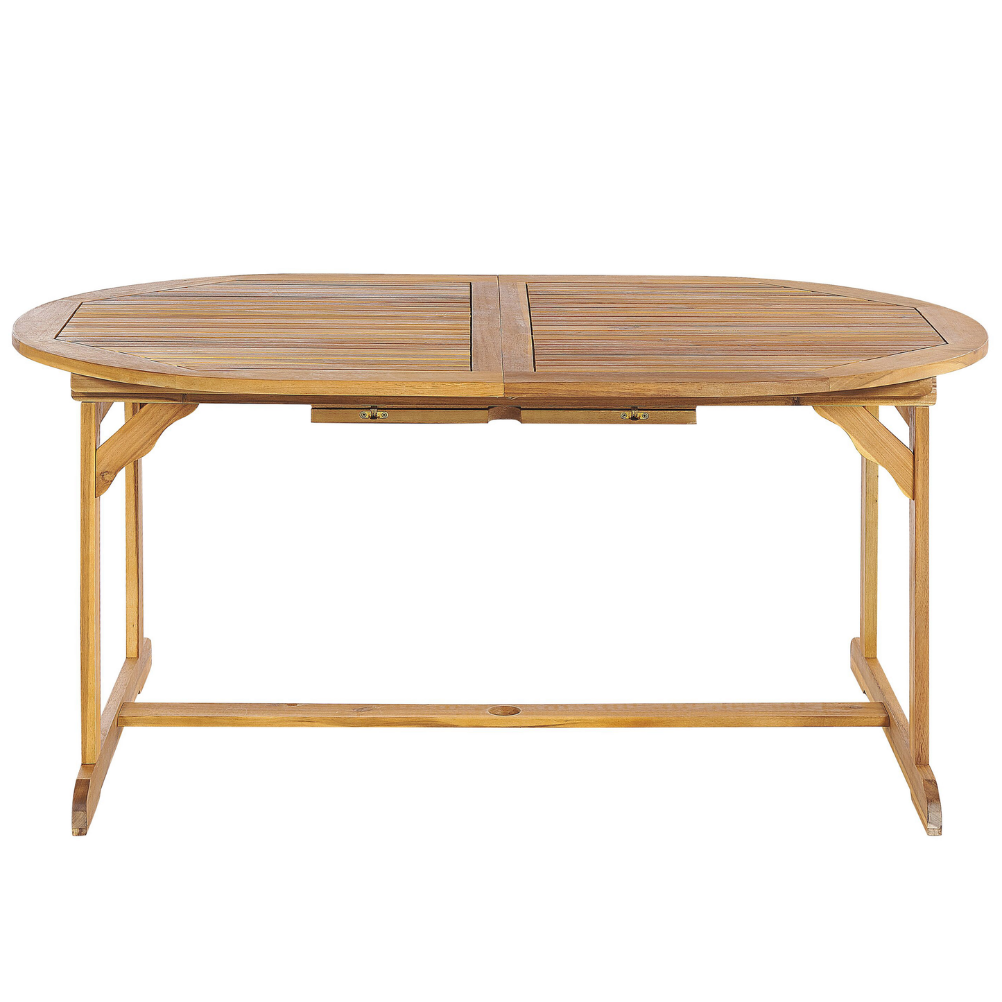 Ausziehbarer Gartentisch MAUI 160/220 cm 100 cm Akazienholz Hellbraun