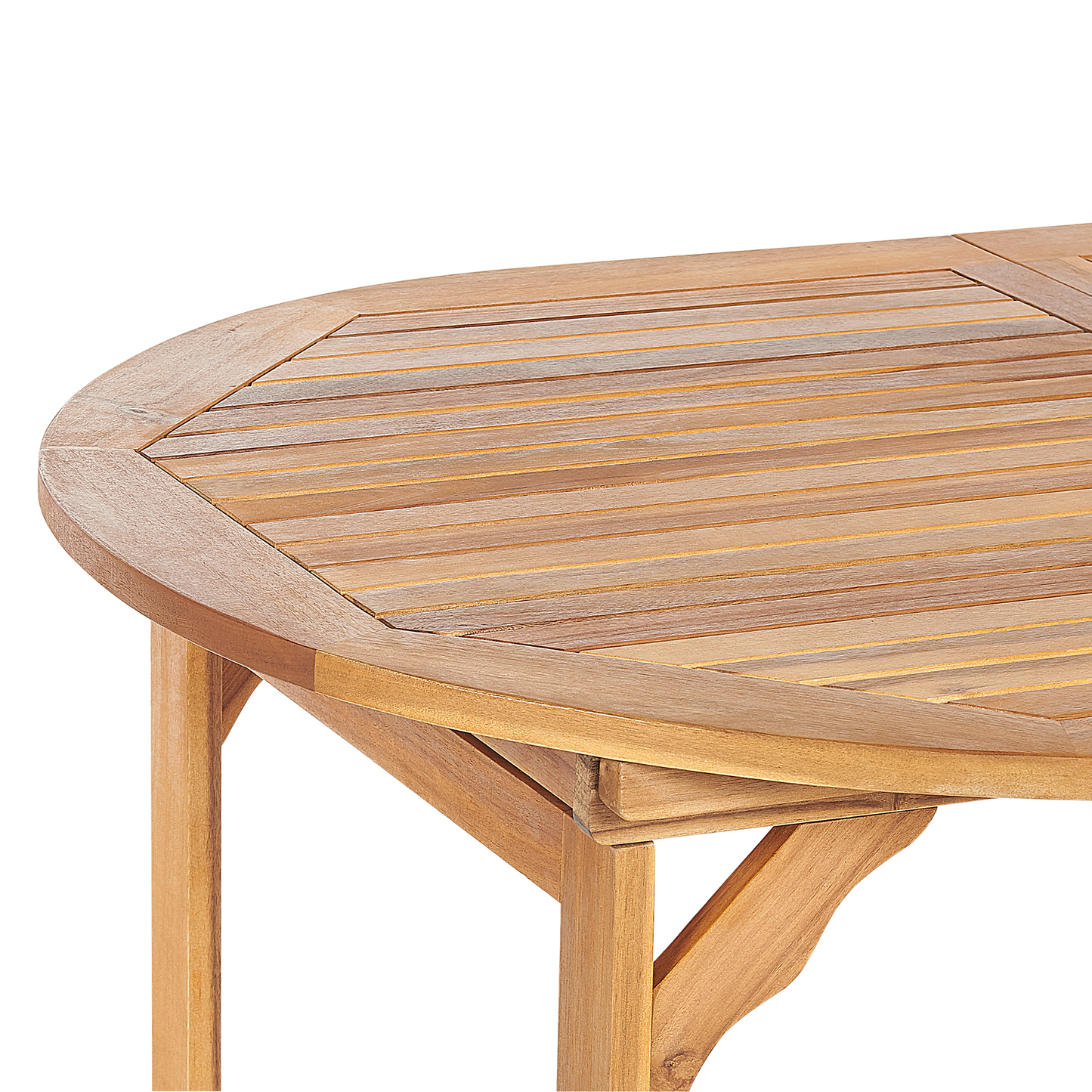 Ausziehbarer Gartentisch MAUI 160/220 cm 100 cm Akazienholz Hellbraun