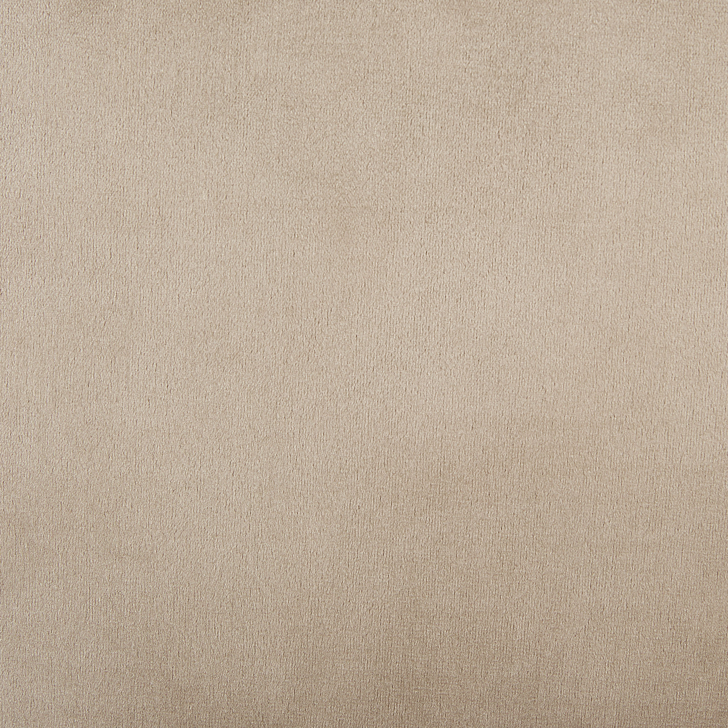 Sitzkissen für Stuhl Samtstoff beige mit Fransen ø 40 cm POTHOS