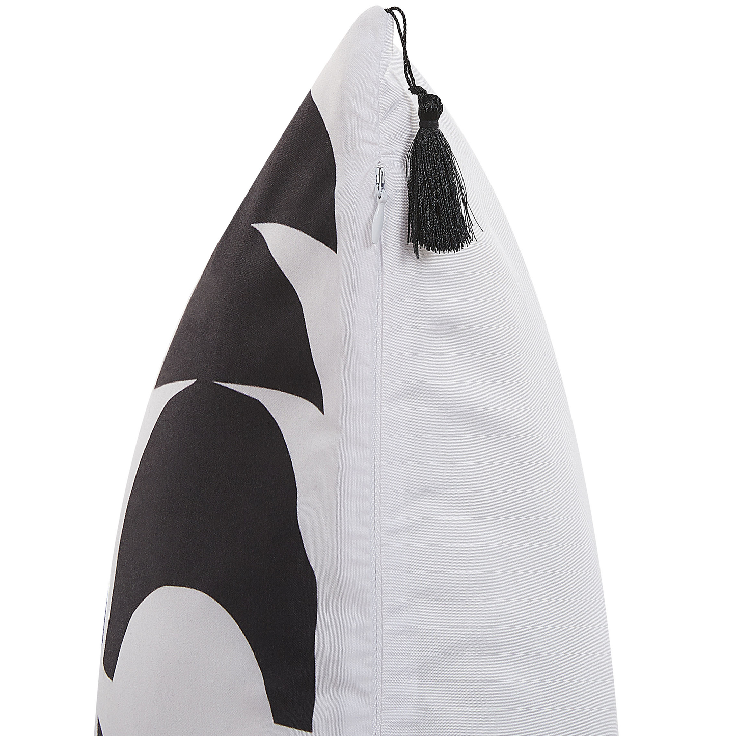Dekokissen 2er Set LIRIOPE 45 x 45 cm Schwarz / Weiss Geometrisches Muster