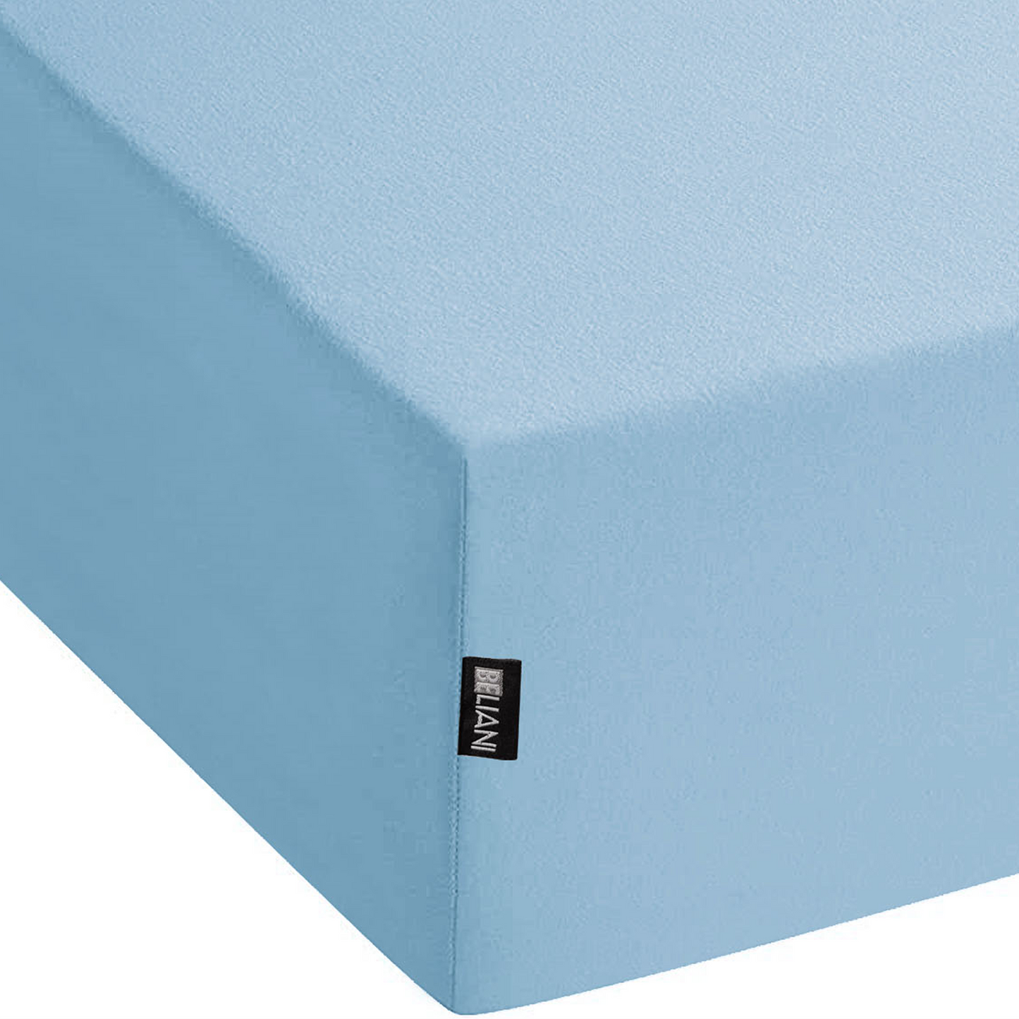 Spannbettlaken HOFUF Baumwolle 160 x 200 cm Hellblau