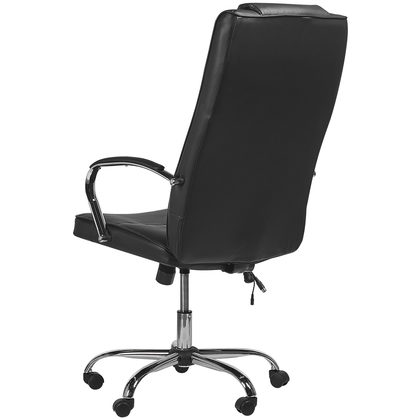 Massagestuhl mit Heizung GRANDEUR Kunstleder Schwarz