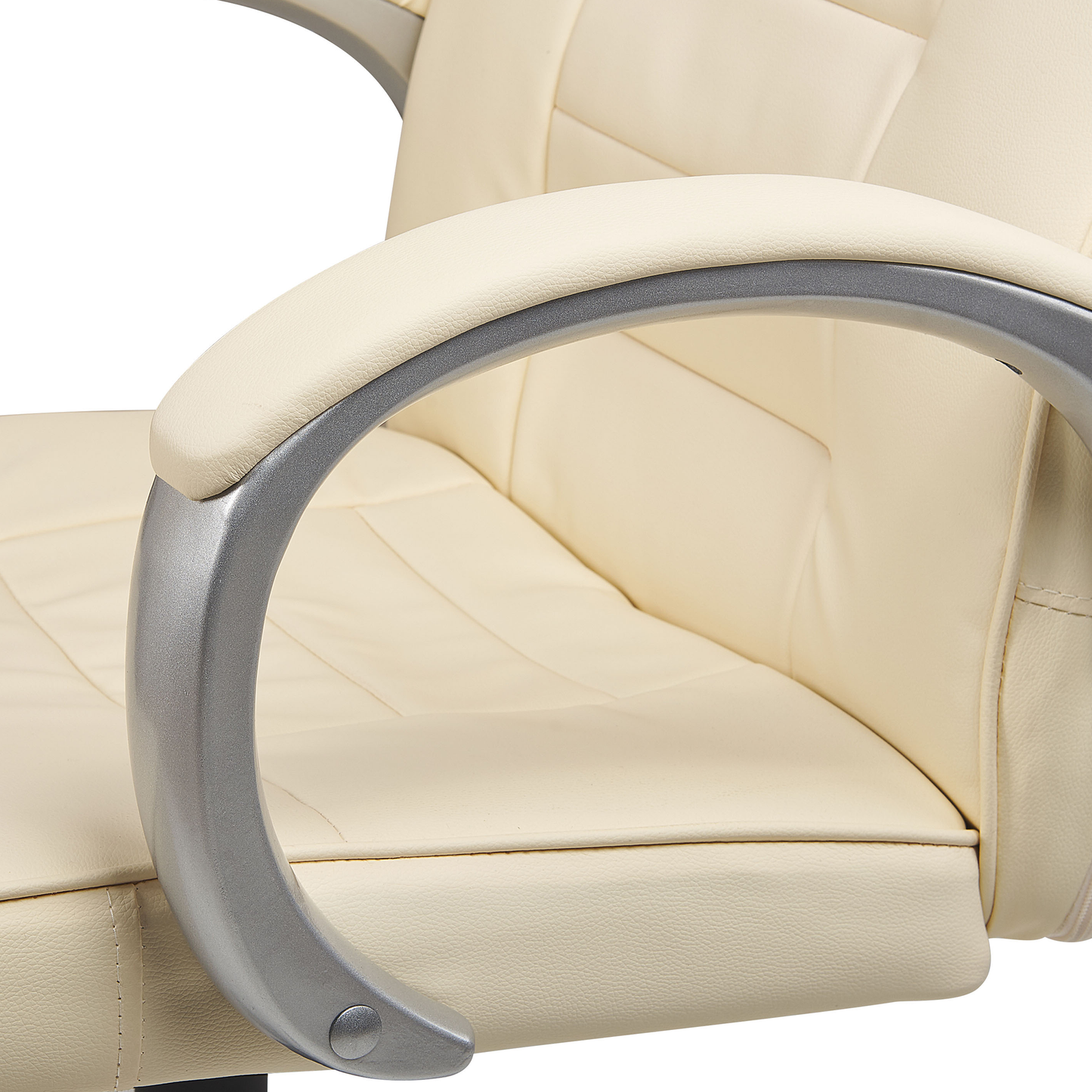 Massagestuhl mit Heizung GRANDEUR Kunstleder Creme