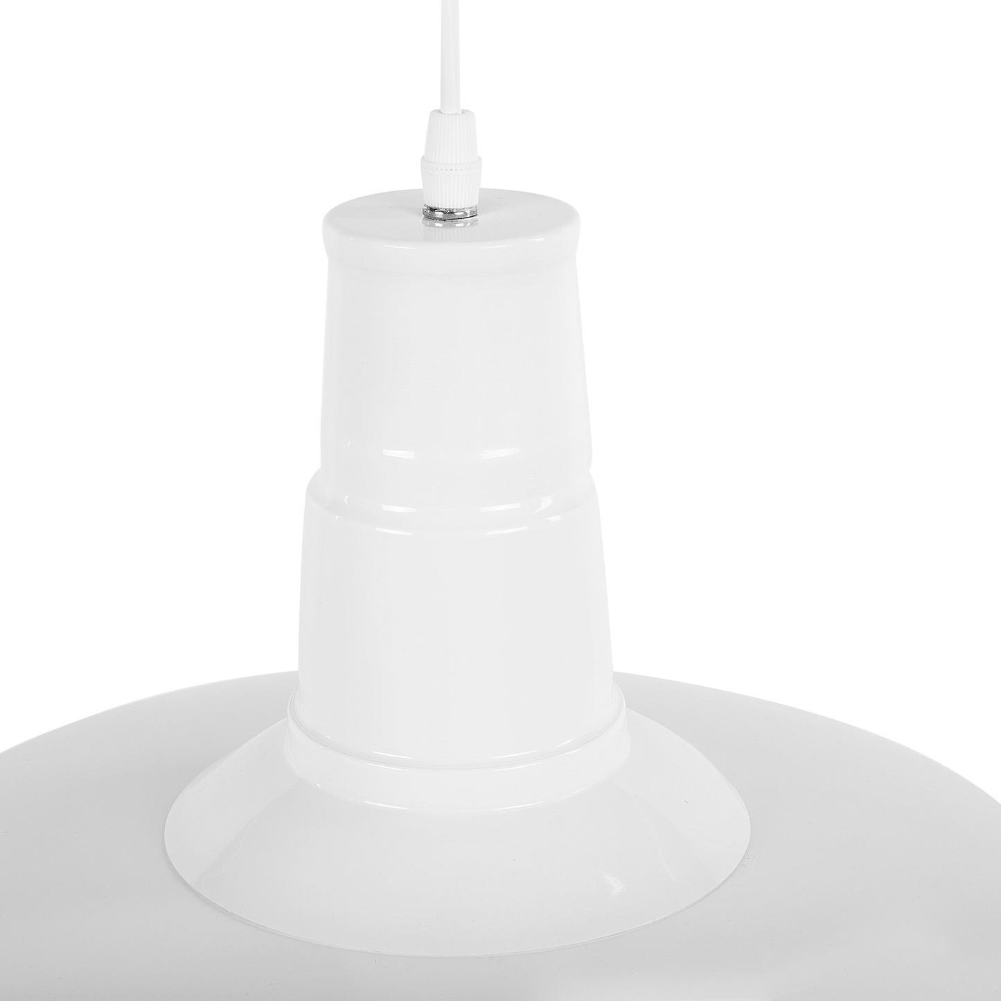 Hängelampe BAYOU Metall Weiss