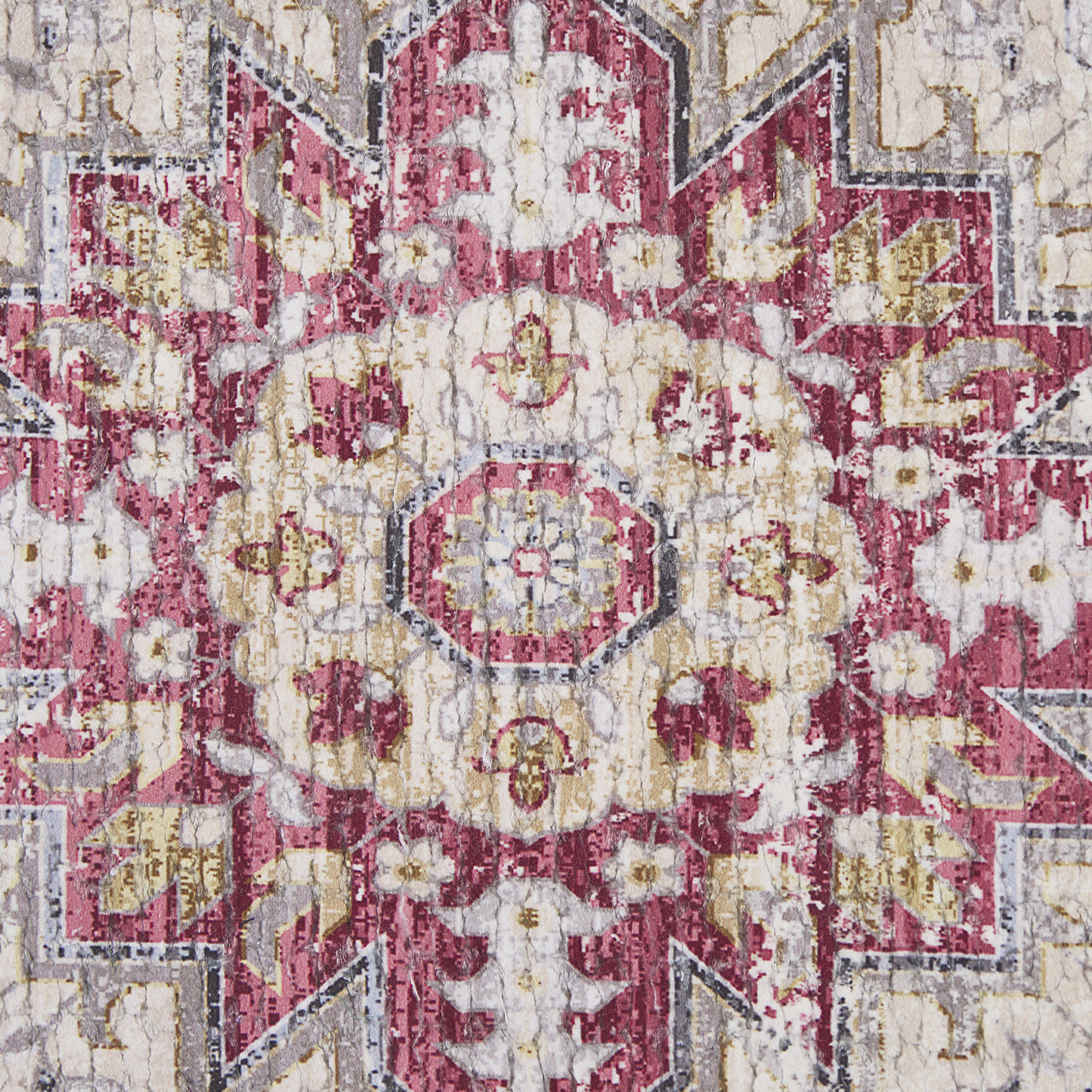 Teppich mehrfarbig orientalisches Muster 150 x 230 cm Kurzflor ARHAVI