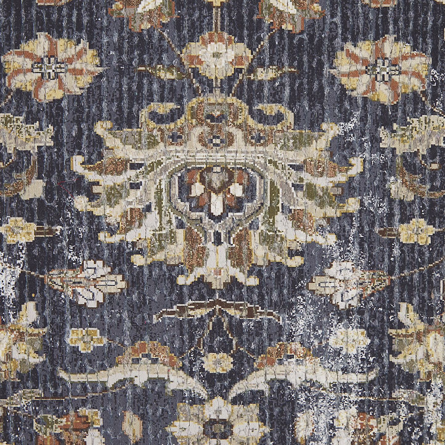 Teppich mehrfarbig orientalisches Muster 80 x 150 cm Kurzflor PELITLI