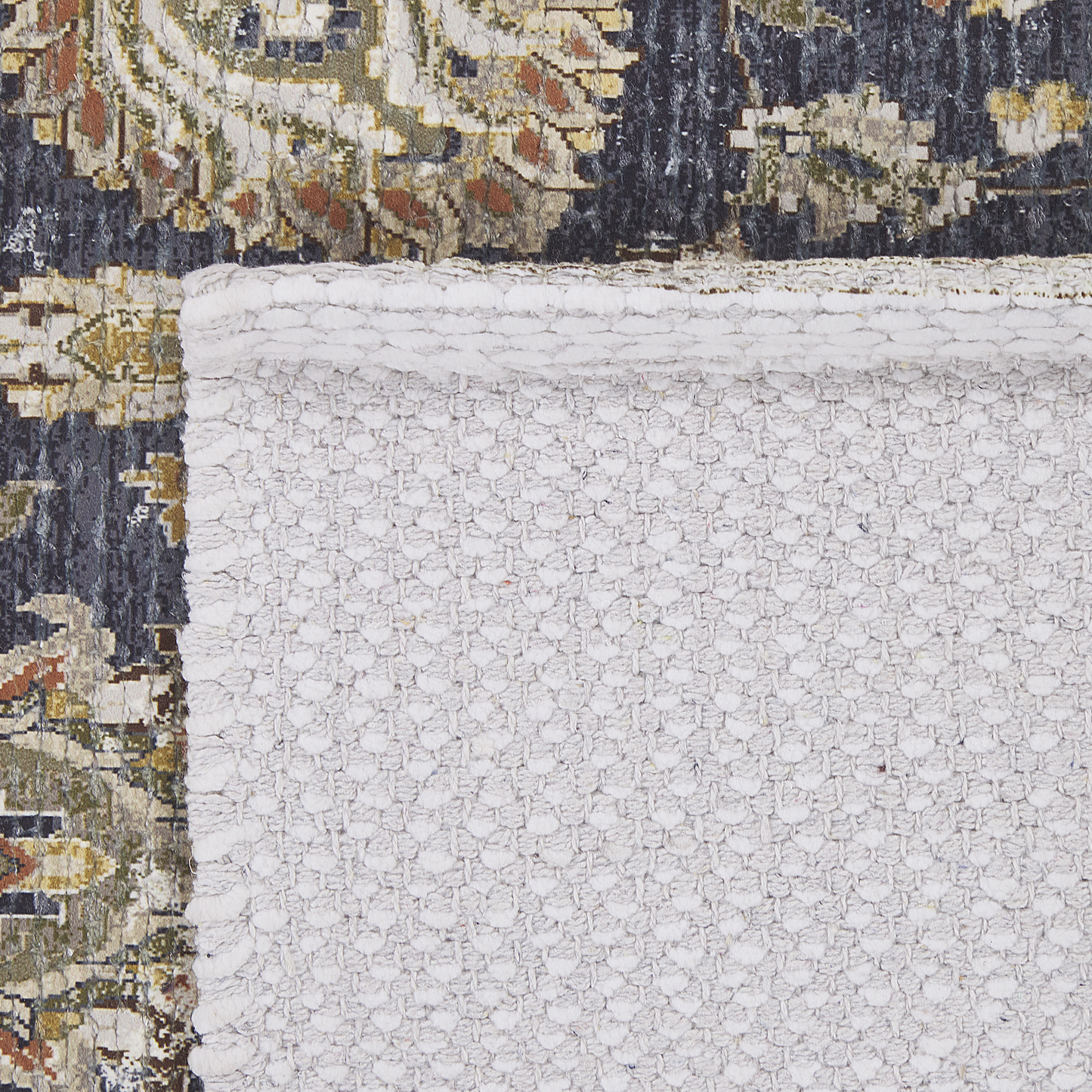 Teppich mehrfarbig orientalisches Muster 80 x 150 cm Kurzflor PELITLI
