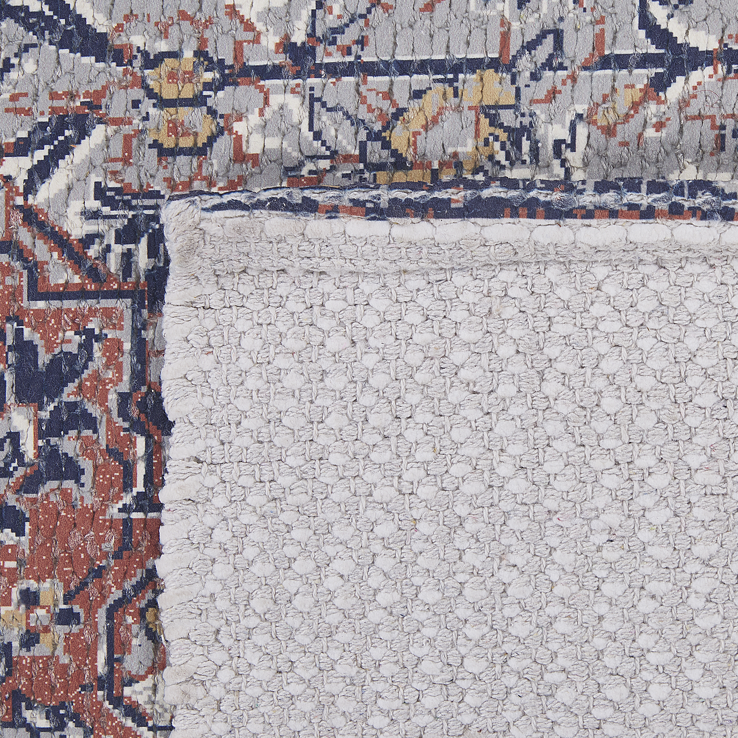 Teppich mehrfarbig orientalisches Muster 140 x 200 cm Kurzflor KORGAN