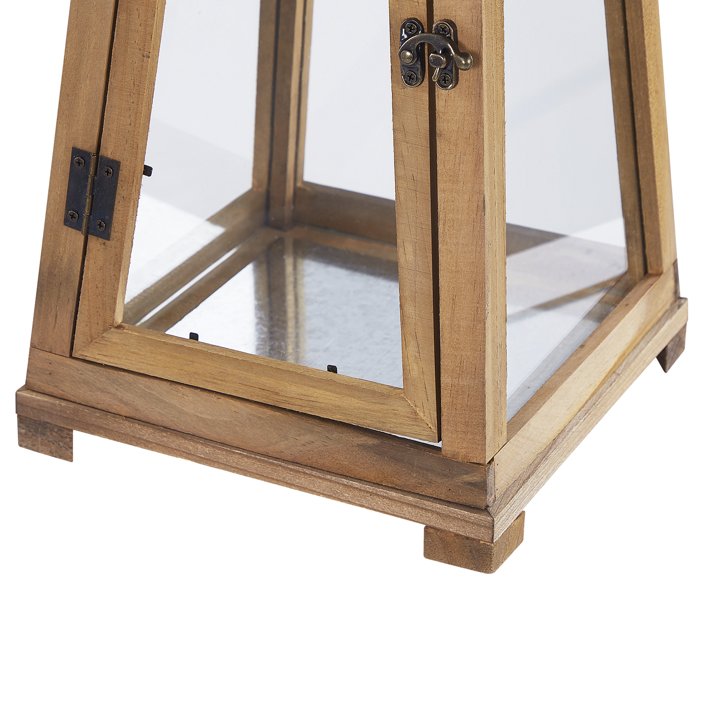 Laterne PULAU Holz 39 cm Braun