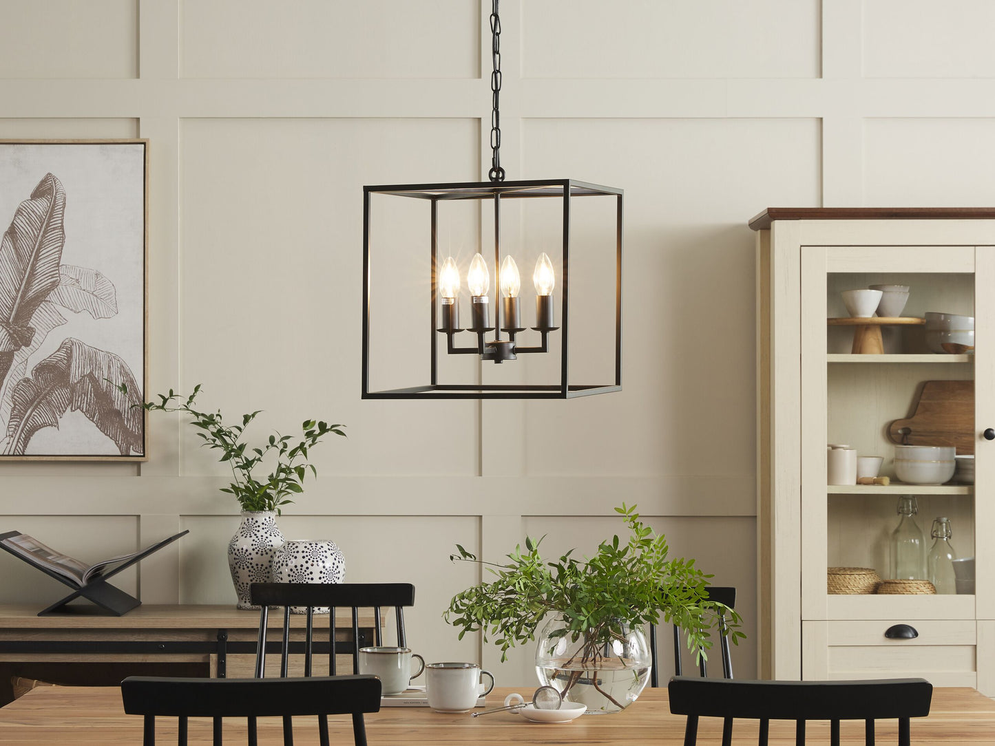 Deckenlampe WANCHET Metall Schwarz