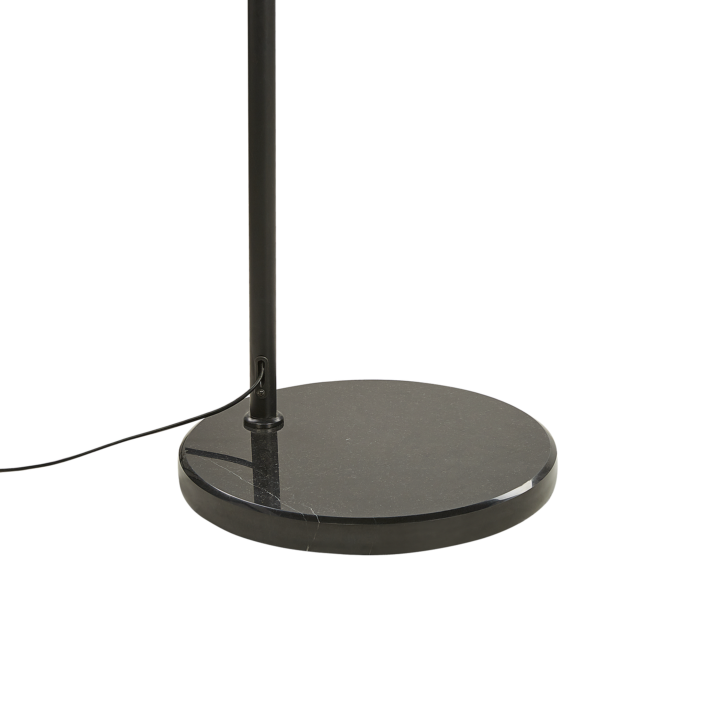 Stehlampe schwarz 148 cm Glockenform GUMARA