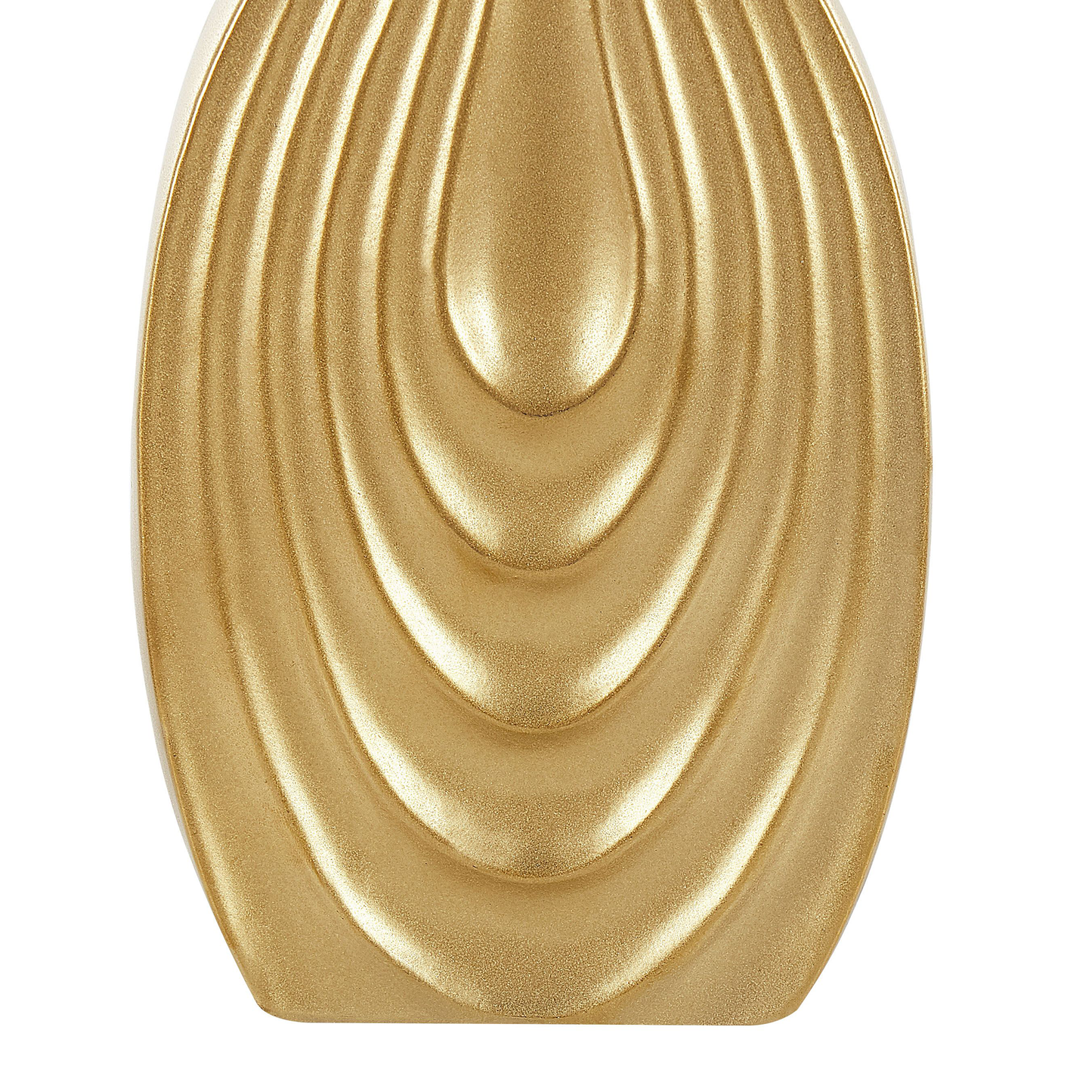 Dekovase THAPSUS Keramik 39 cm Gold