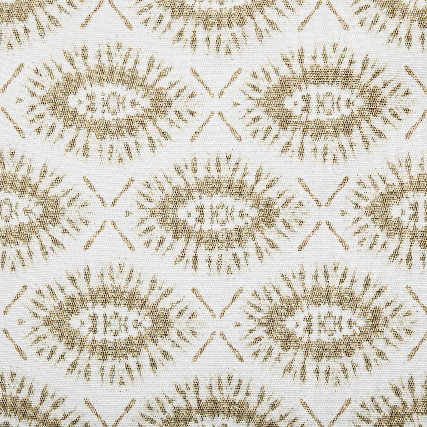 Liegestuhl Akazienholz dunkelbraun Textil weiss / beige Bohomuster 2er Set ANZIO