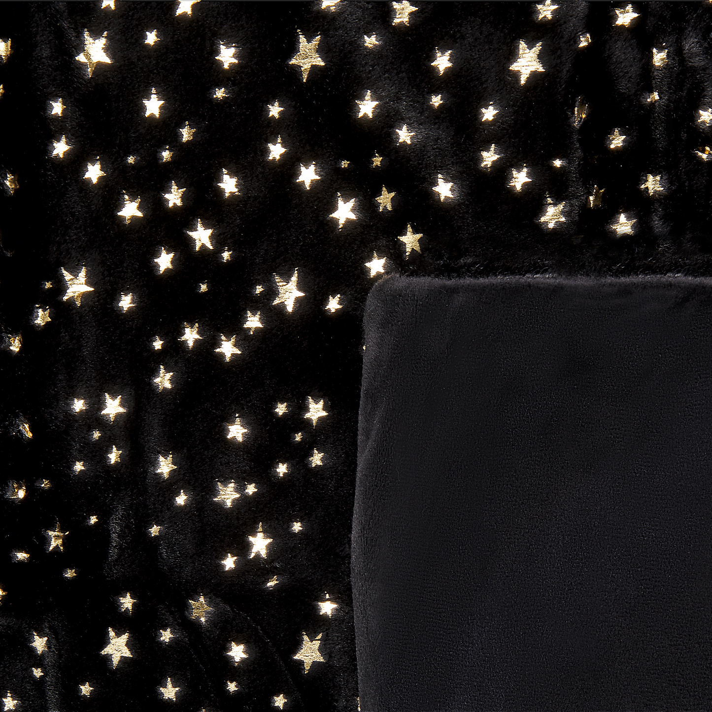 Kuscheldecke ALAZEYA 130 x 180 cm Schwarz